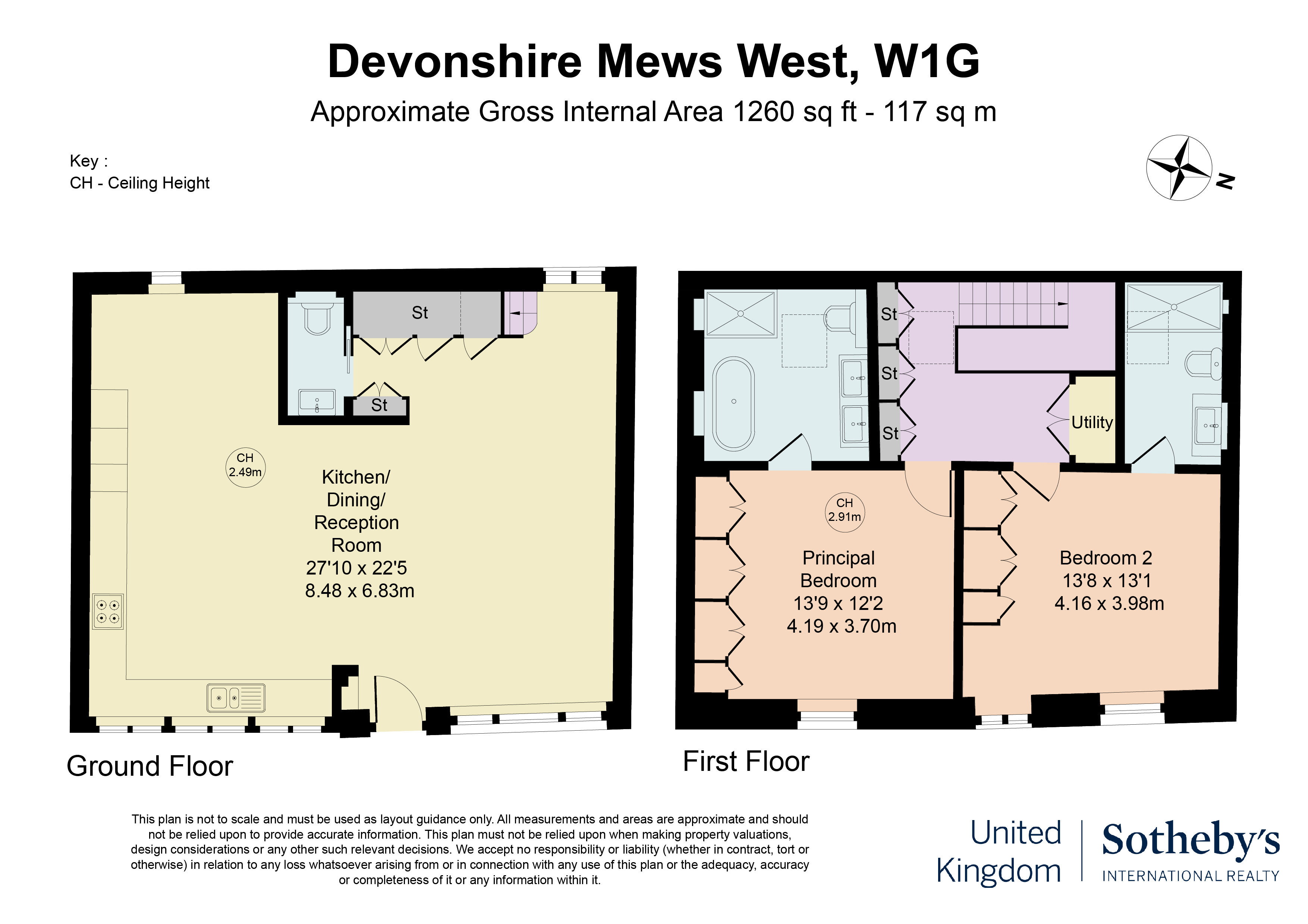 Devonshire, Devonshire Mews West, London floorplan
