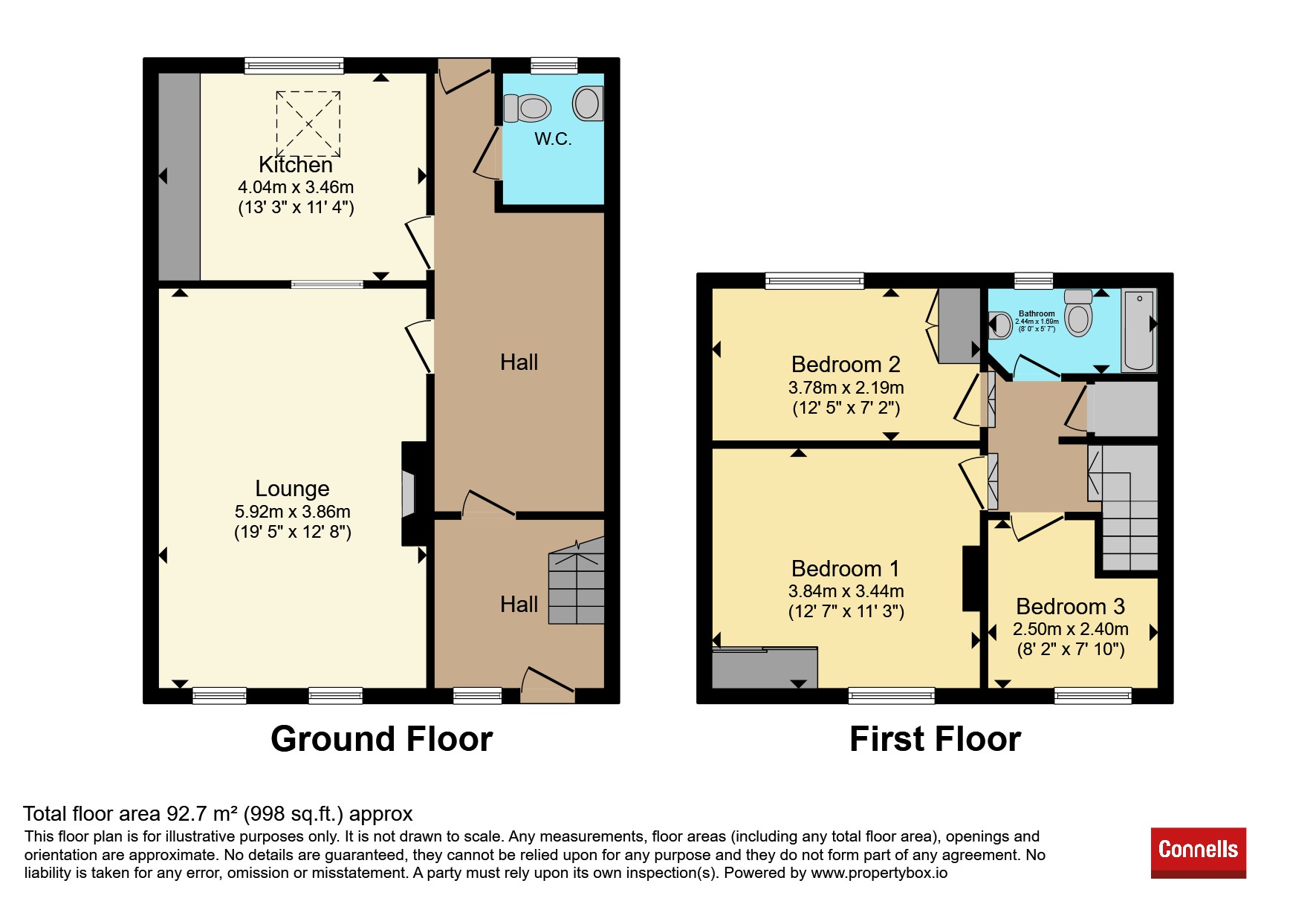 7, Culver Cottages, Dorchester floorplan