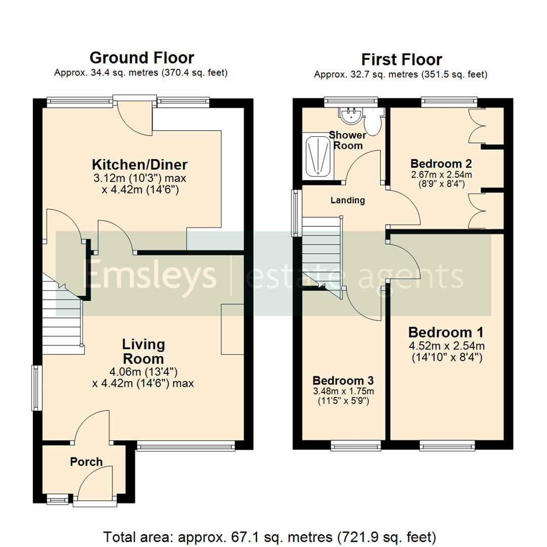 10, Arthursdale Drive, Leeds floorplan