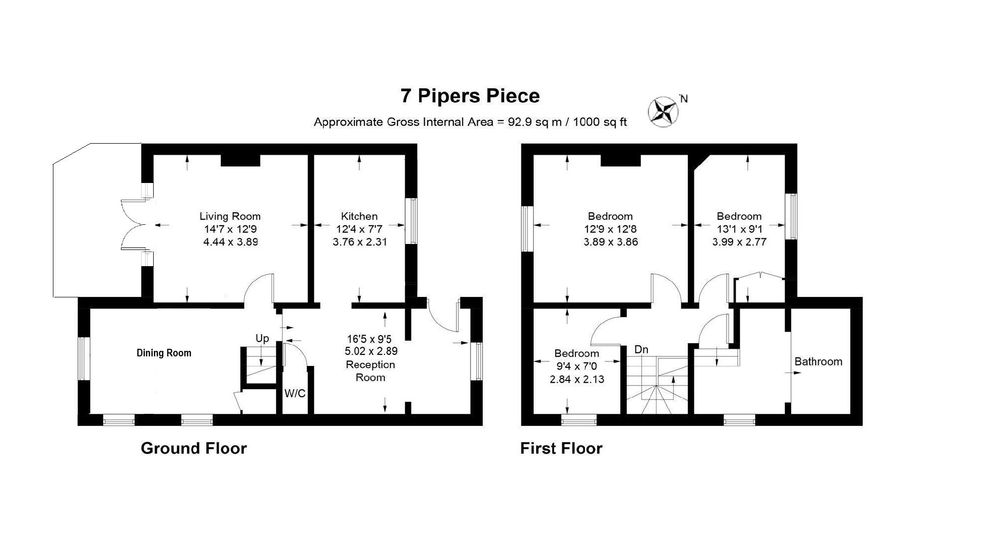 7, Pipers Piece, Marlborough floorplan