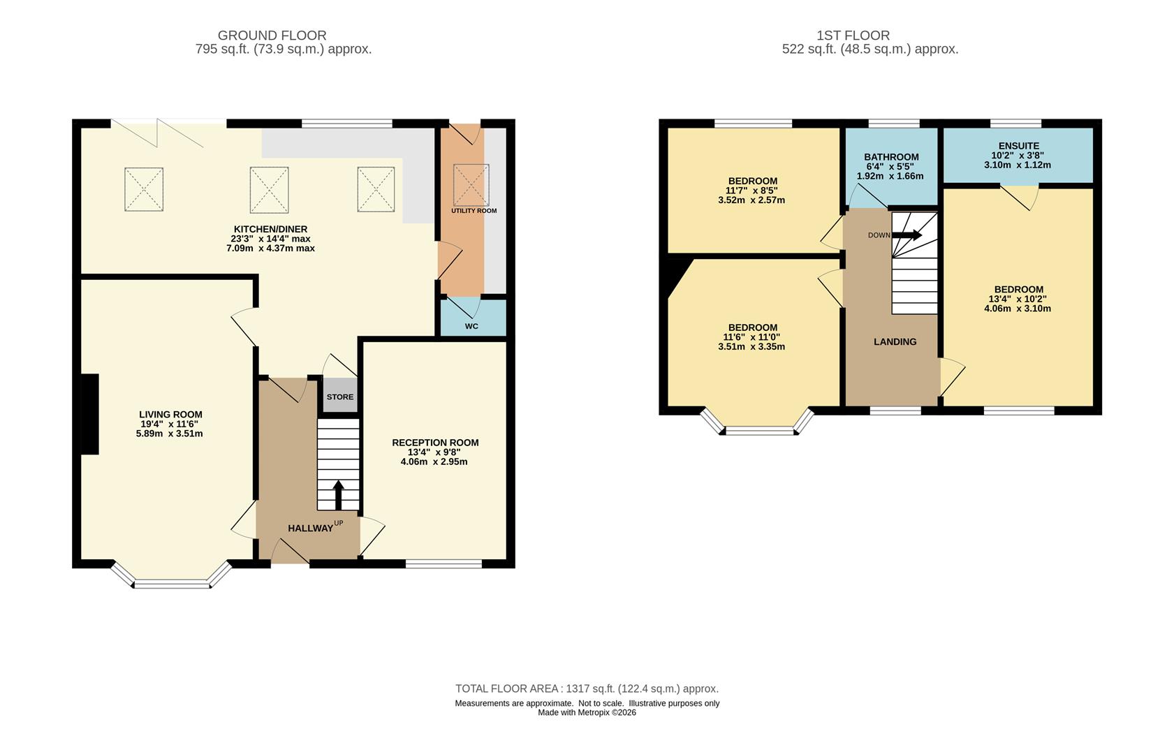 2, Poplar Avenue, Wilmslow floorplan