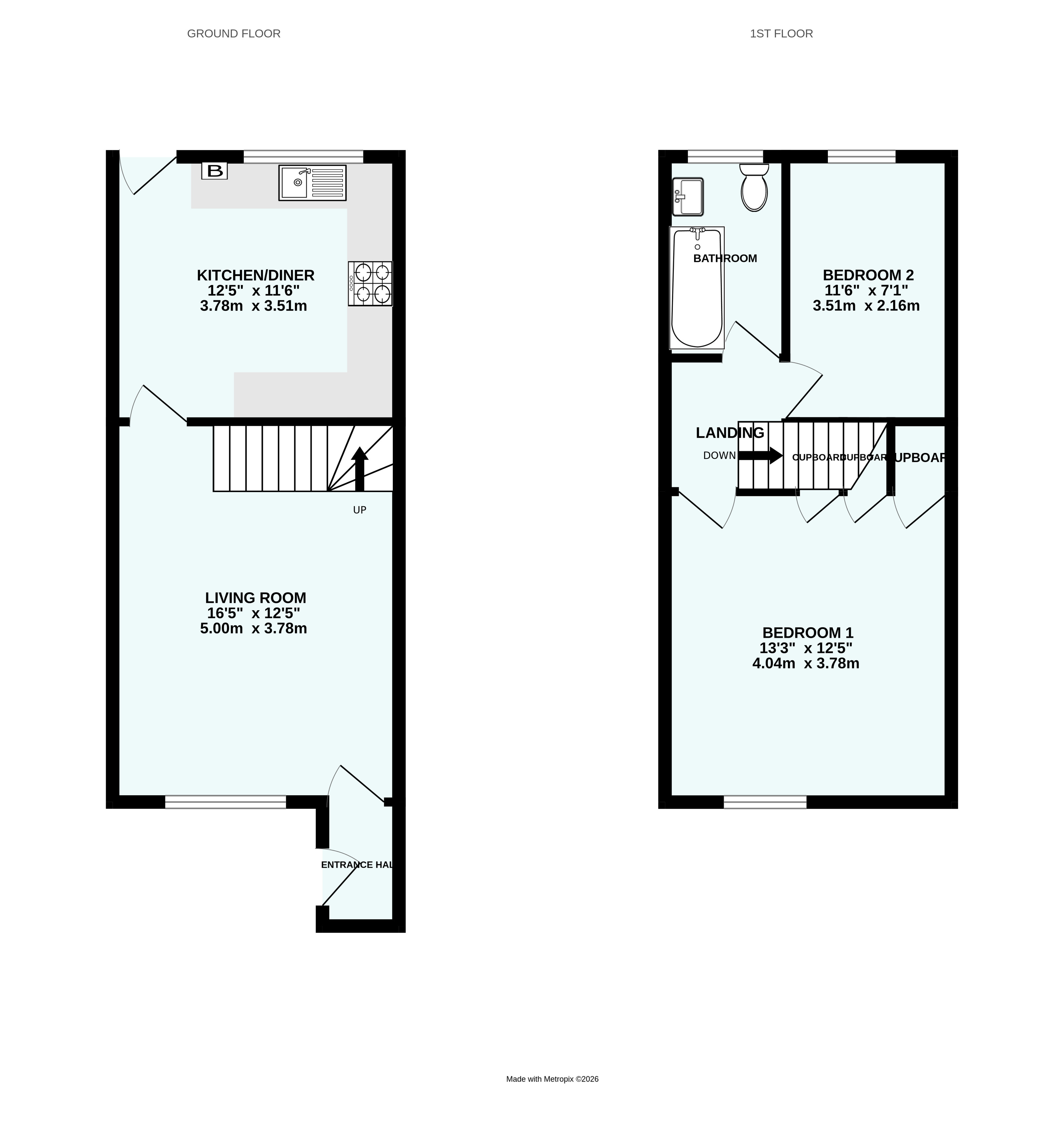 26, Elliott Close, Exeter floorplan
