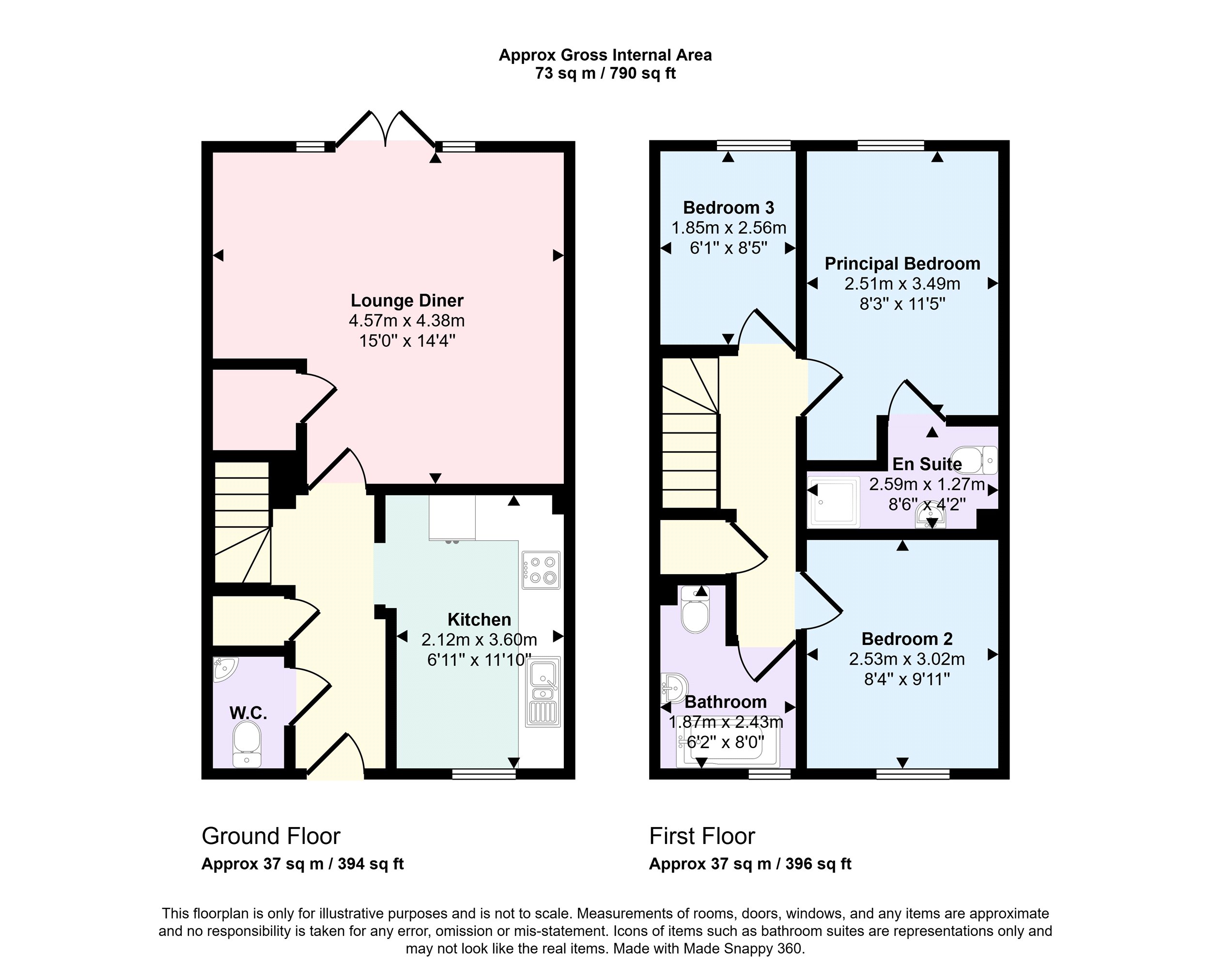 5, Mudge Walk, Bodmin floorplan