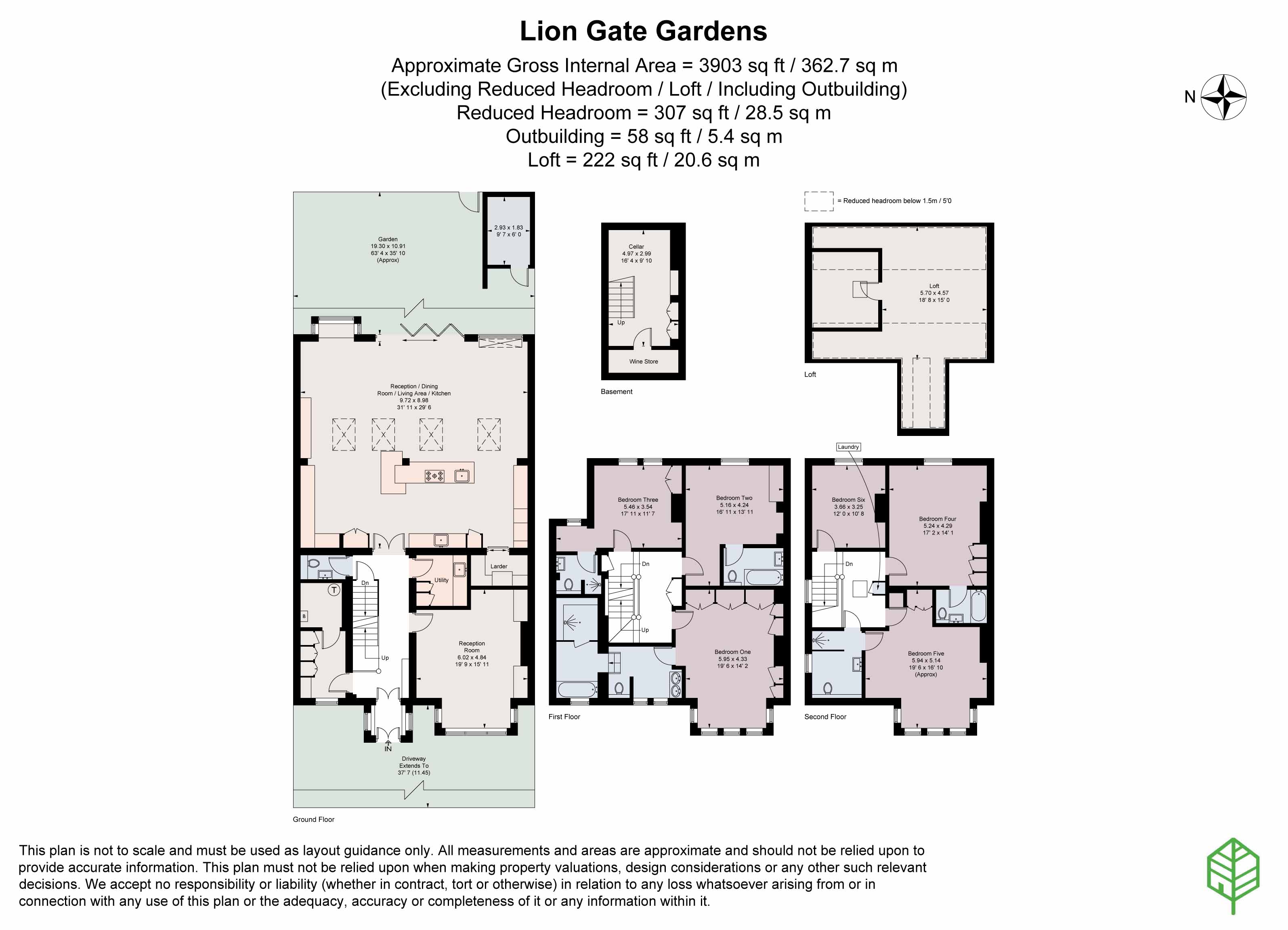 16, Lion Gate Gardens, Surrey floorplan
