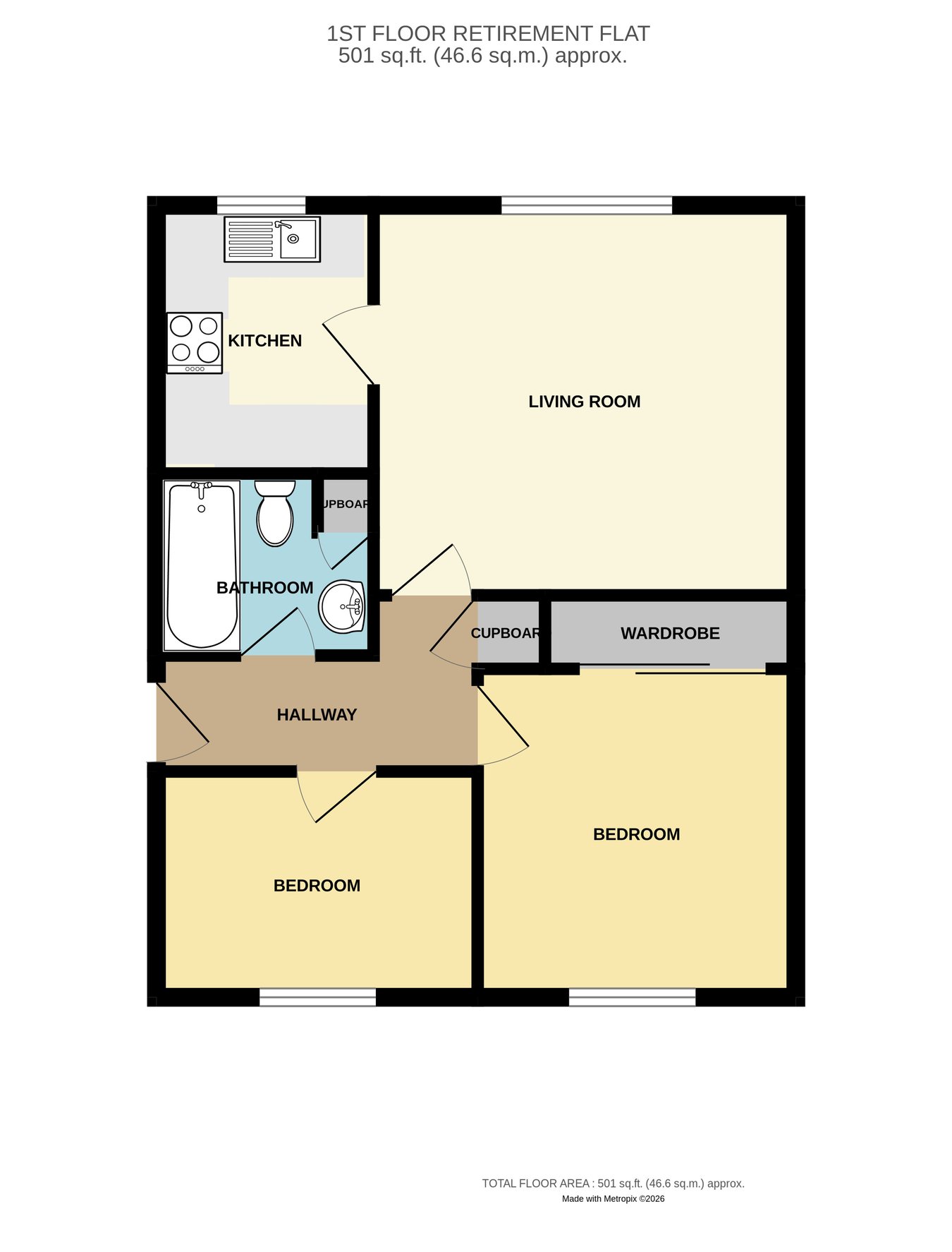 4 Framlingham Court, Hilltop Close, Rayleigh floorplan