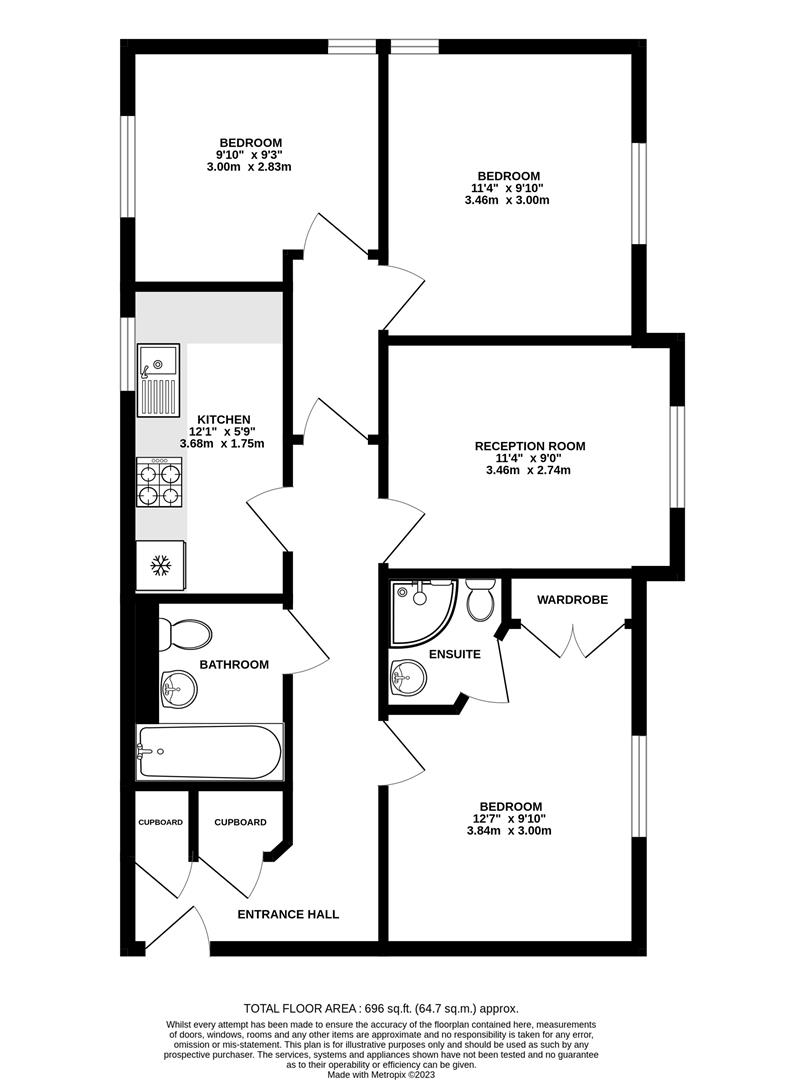 Flat 1, Scholars Court, 2 Academy Fields Road, Romford floorplan