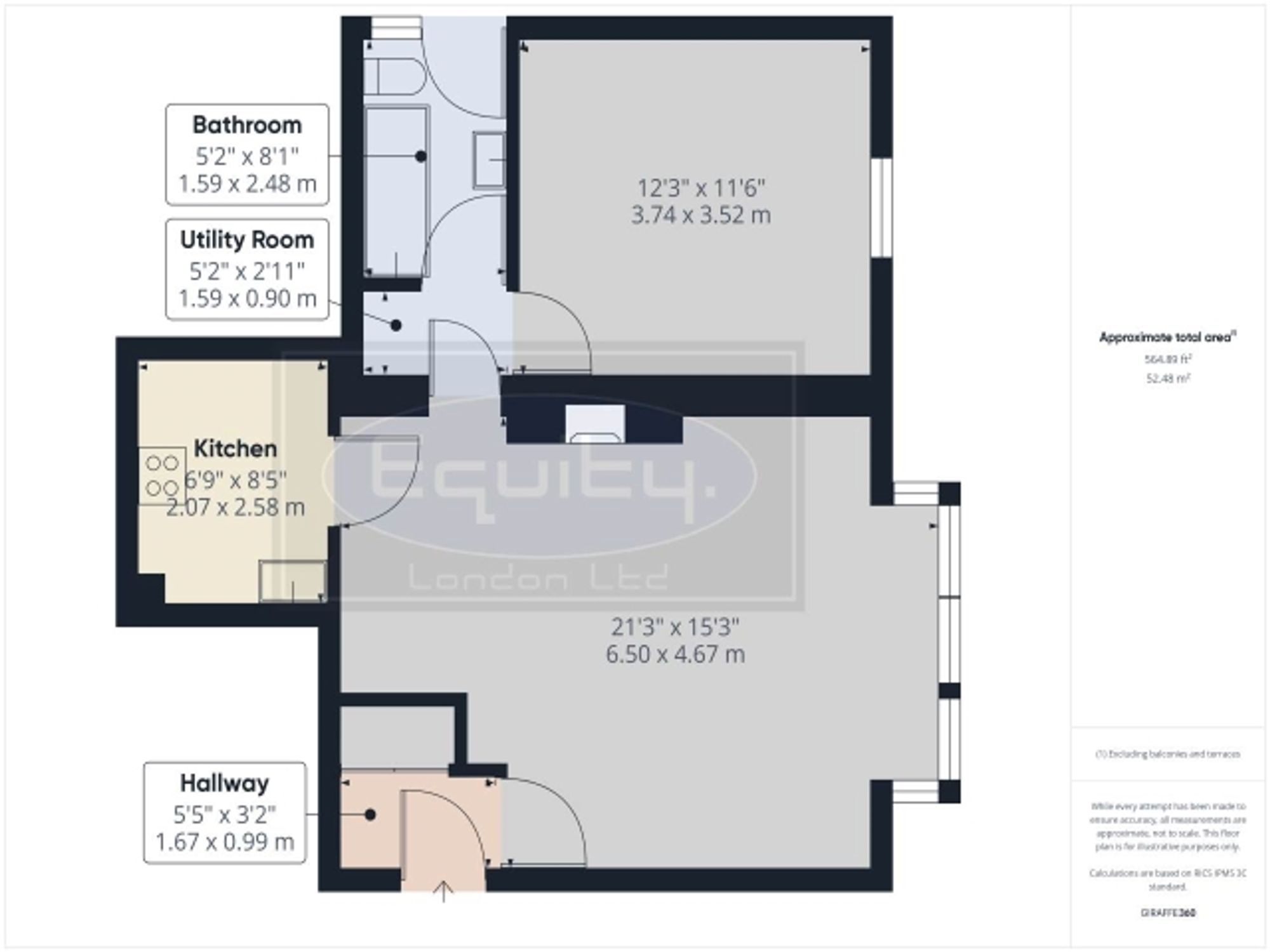 Flat 2, Highlands, Dartford floorplan