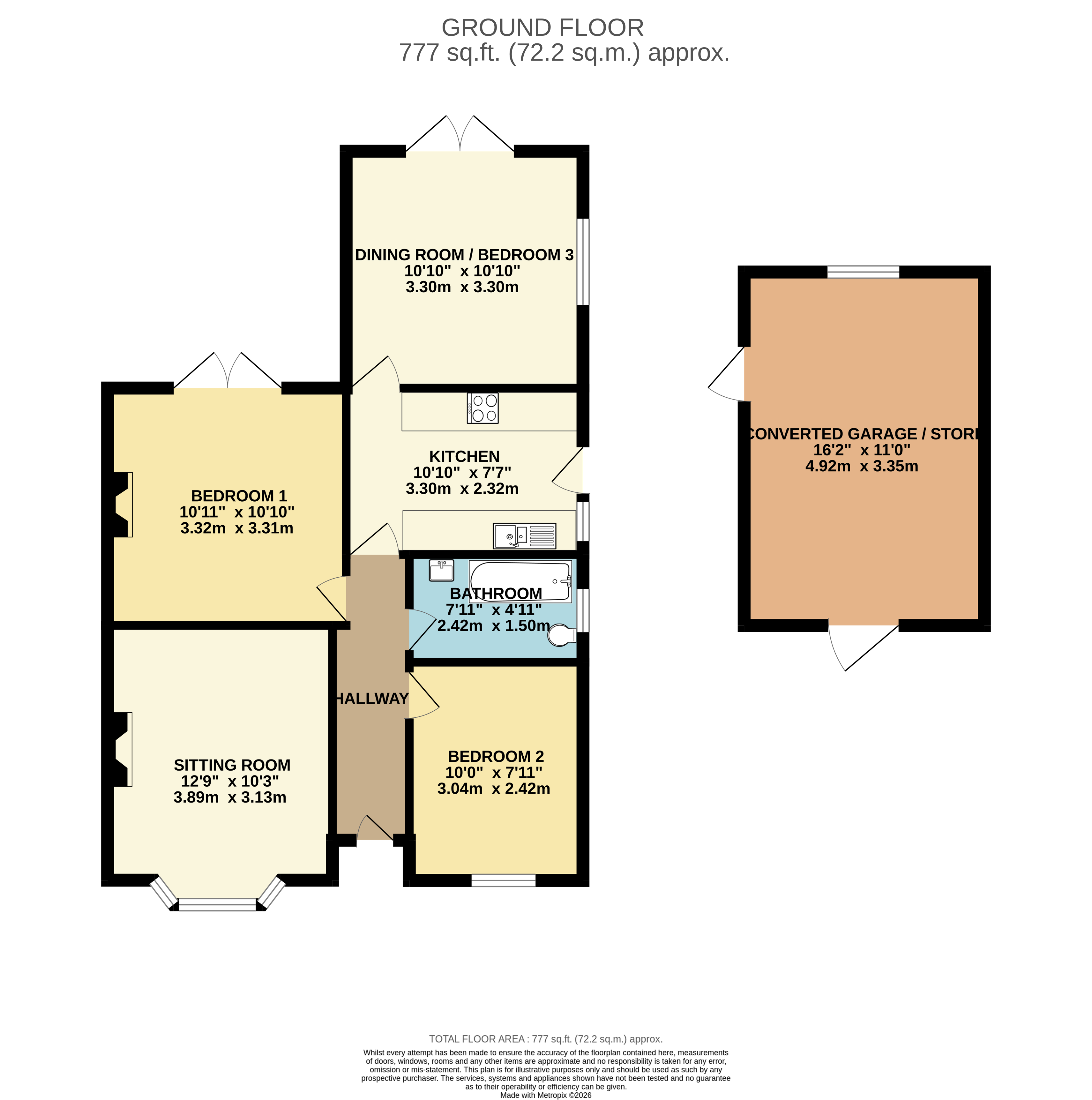 56, Upper Northam Road, Southampton floorplan