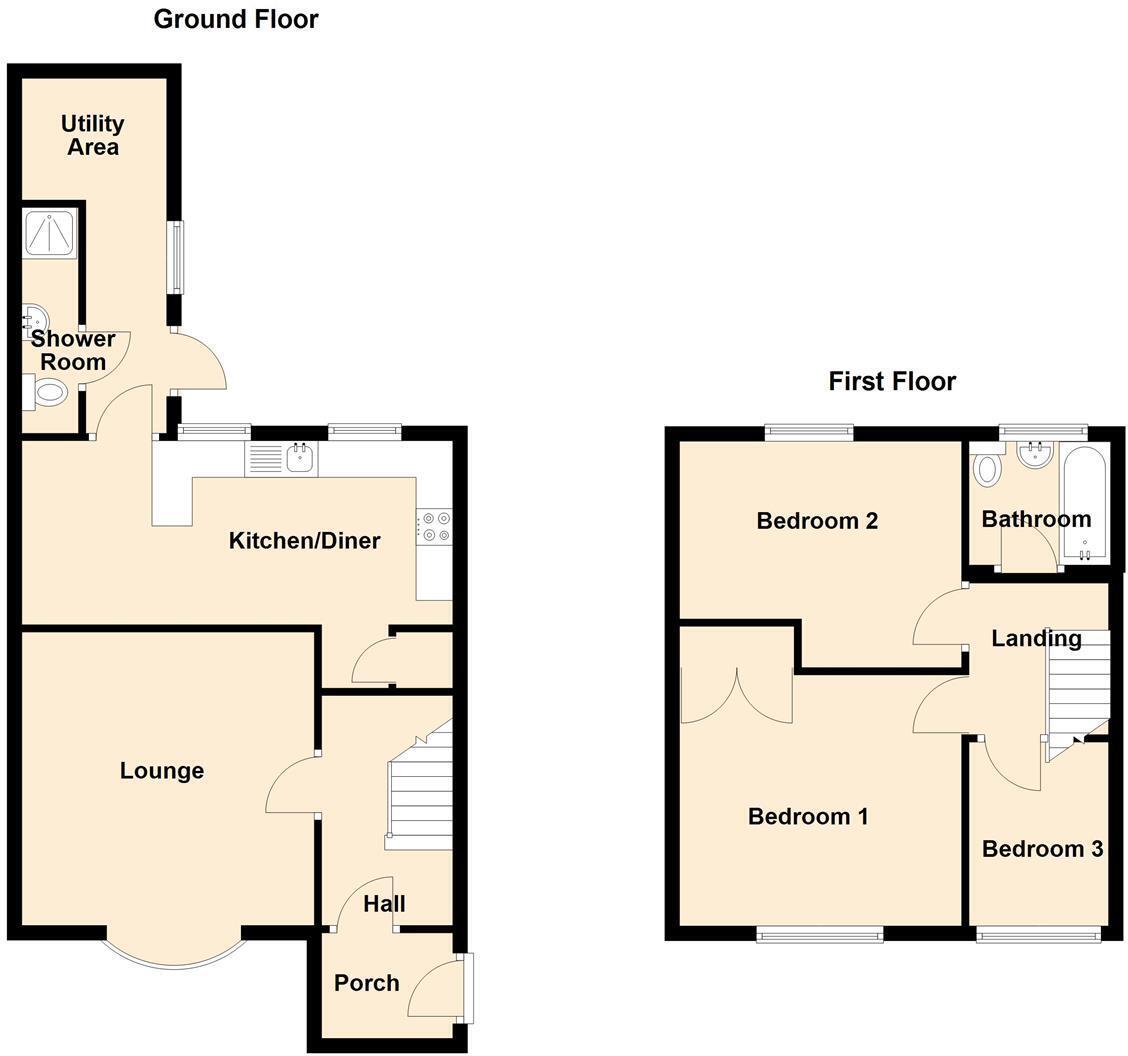 98, Millfield Avenue, Newcastle upon Tyne floorplan