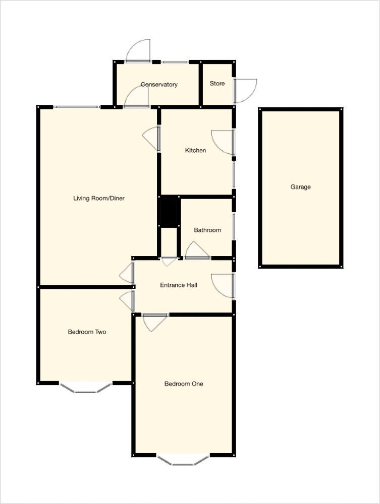 2 Bedrooms Semi-detached bungalow for sale in Salisbury Avenue, Cheltenham GL51