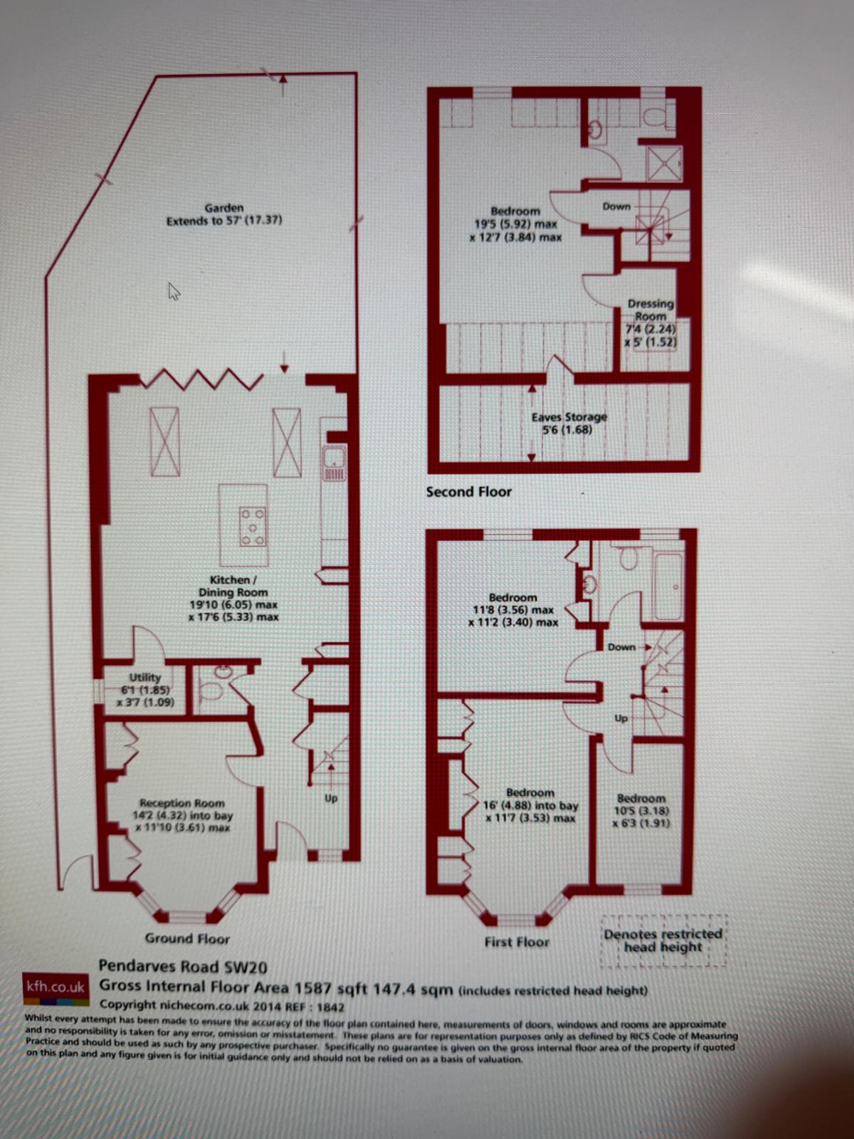 30, Pendarves Road, London floorplan