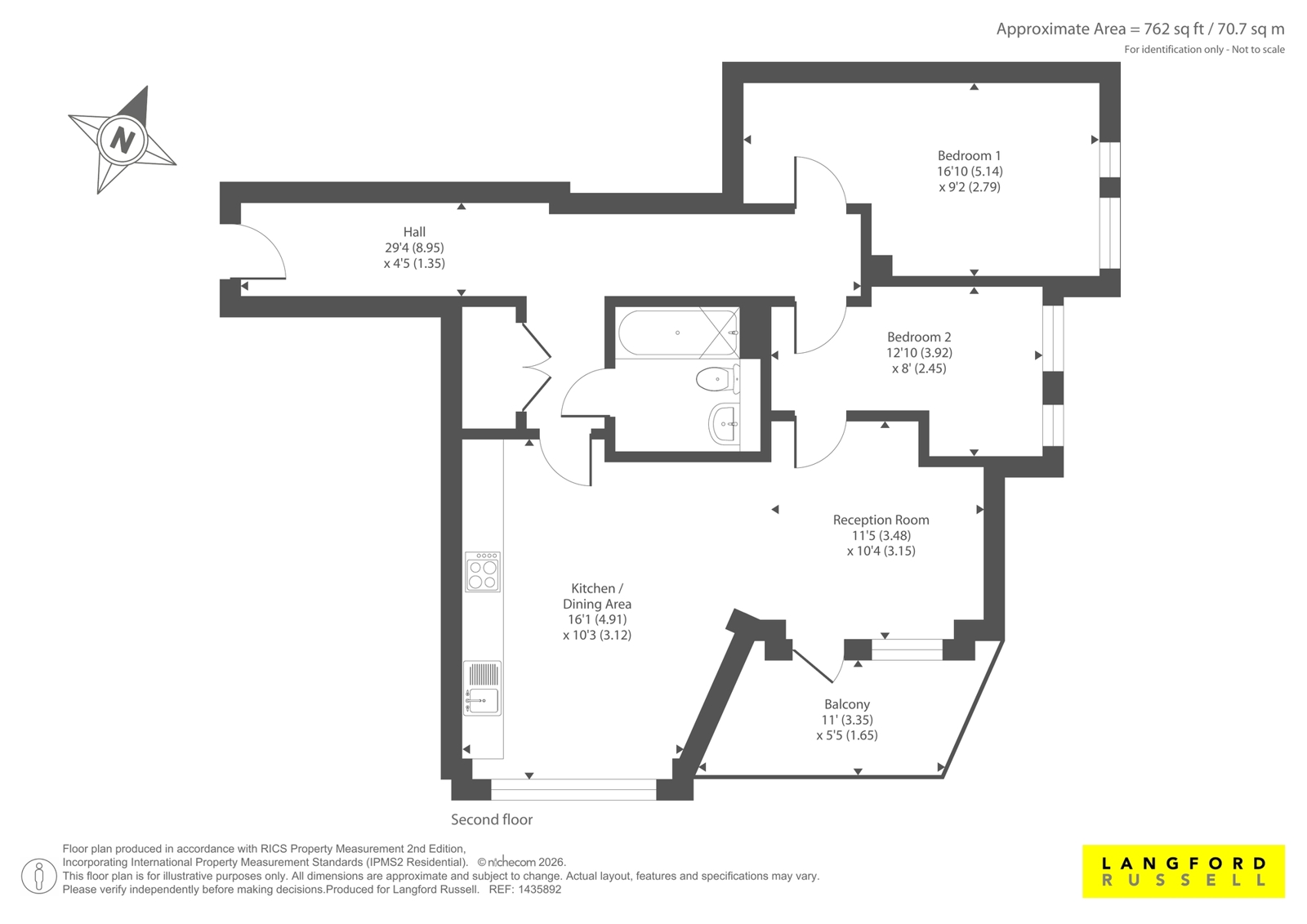 Apartment 20, 3, Homesdale Road, Bromley floorplan