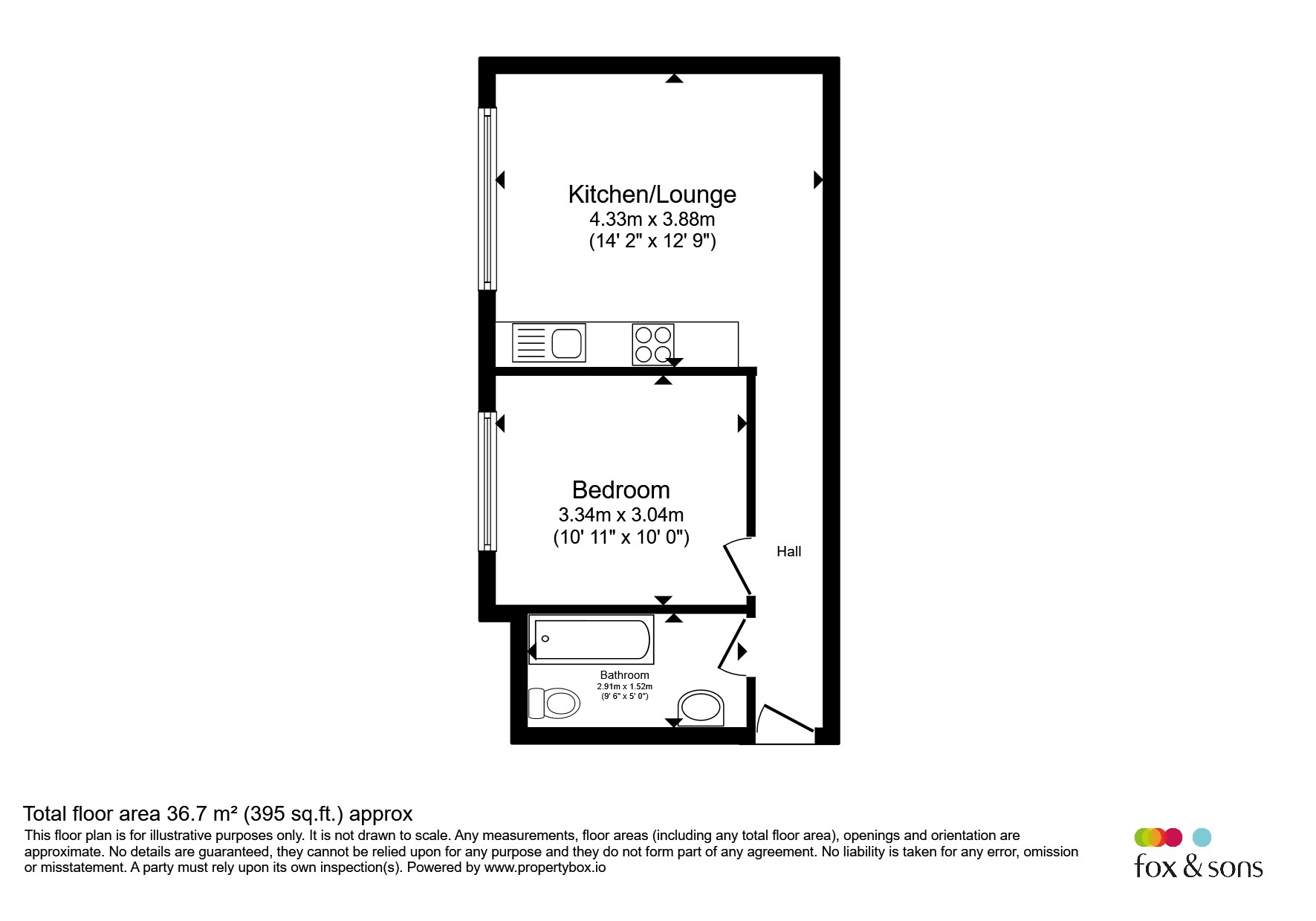 Flat 8, The Hamptons, Ashford Road, Fordingbridge floorplan