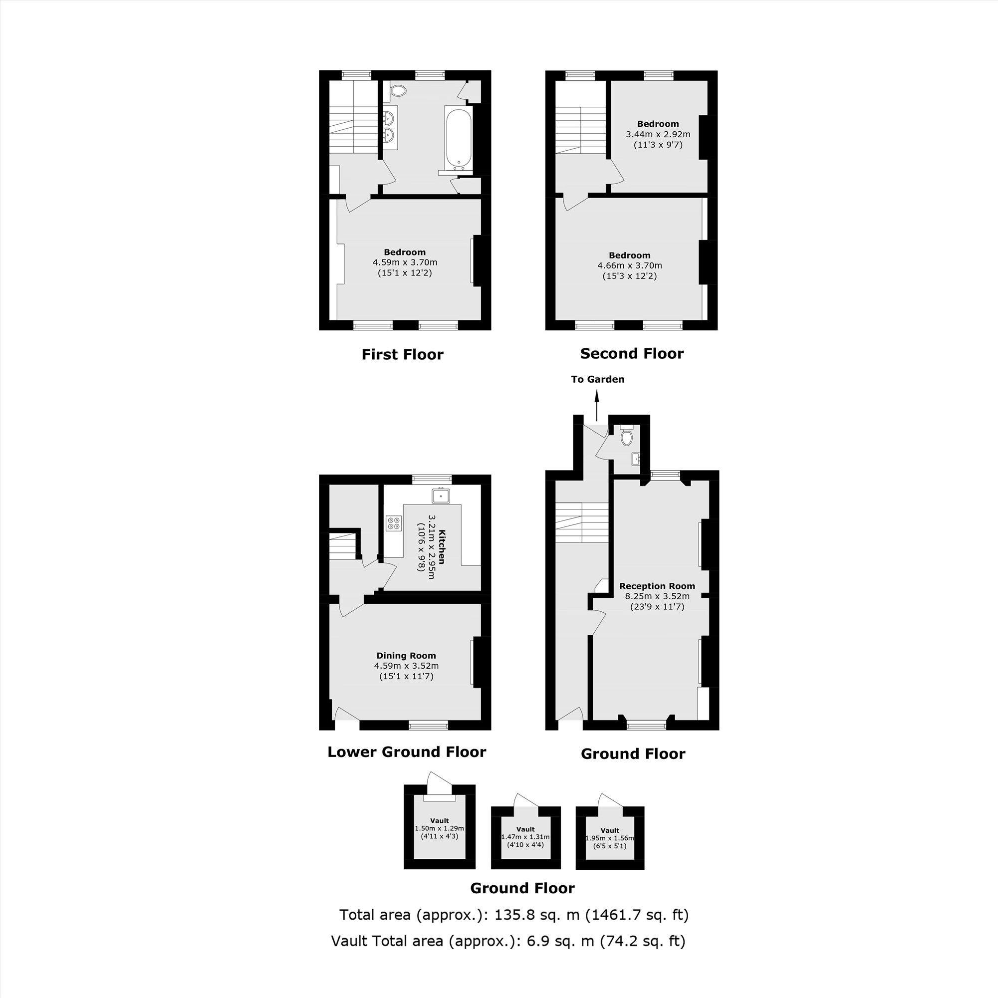 54, Walnut Tree Walk, London floorplan