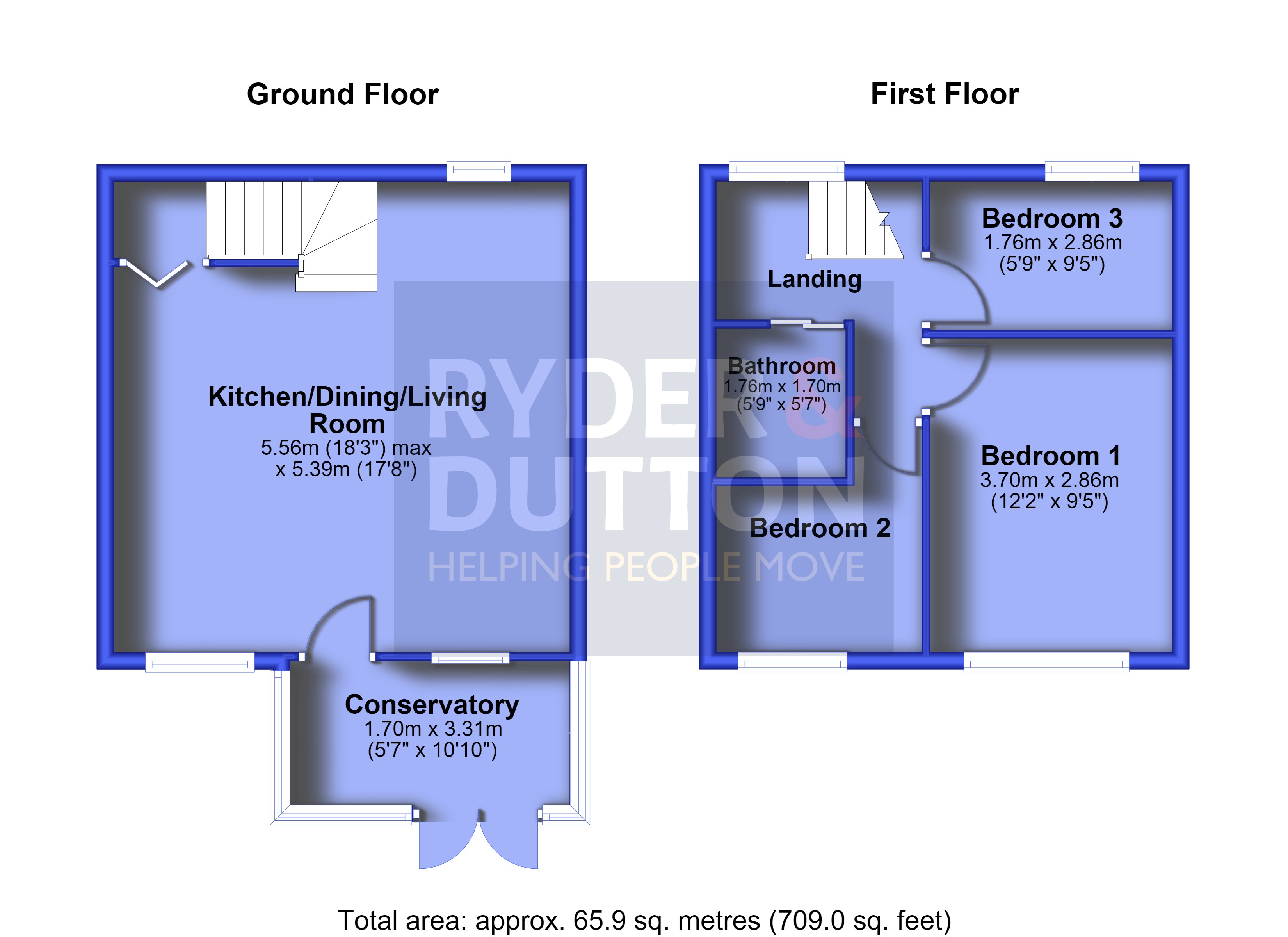 9, Waterside, Huddersfield floorplan