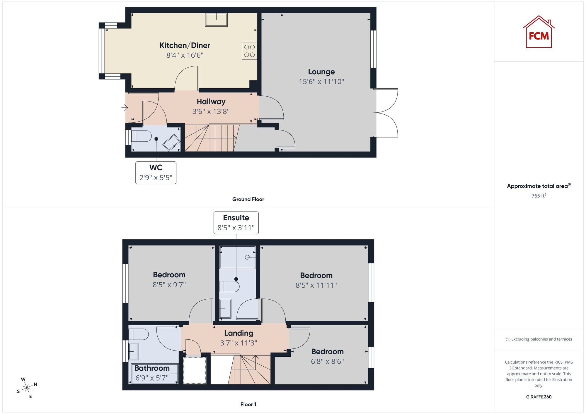 6 Waters Edge Close, Whitehaven floorplan