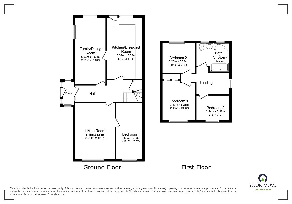 1, Windsor Road, Shropshire floorplan
