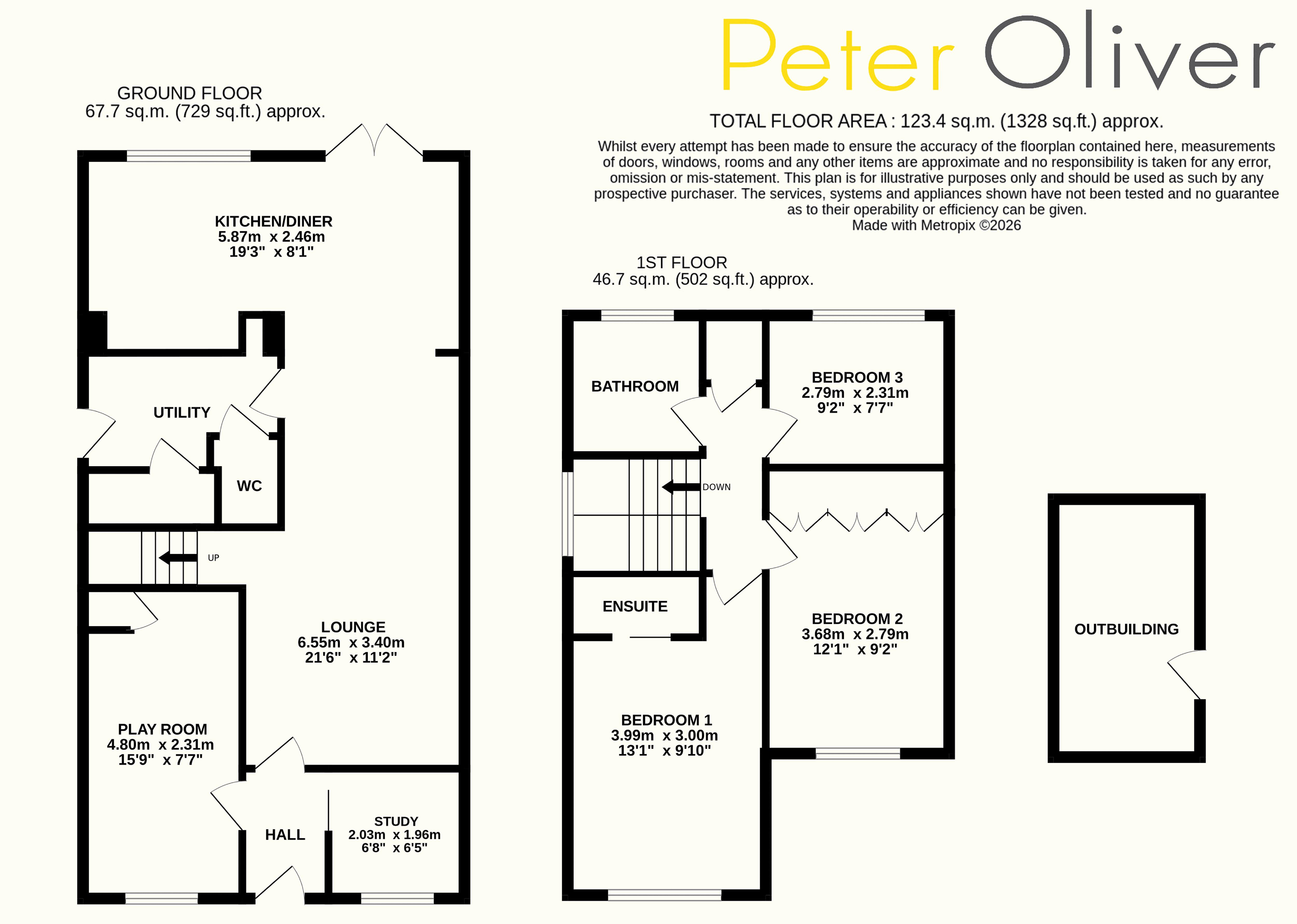 85, Rocks Park Road, Uckfield floorplan