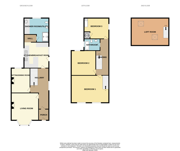 45, New Road, Neath floorplan