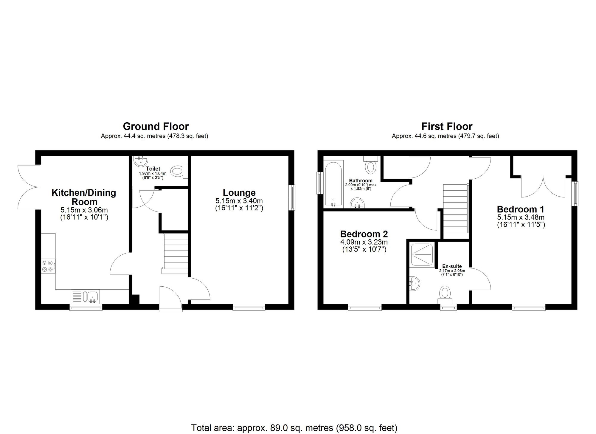 70 Clover Way, Royston floorplan