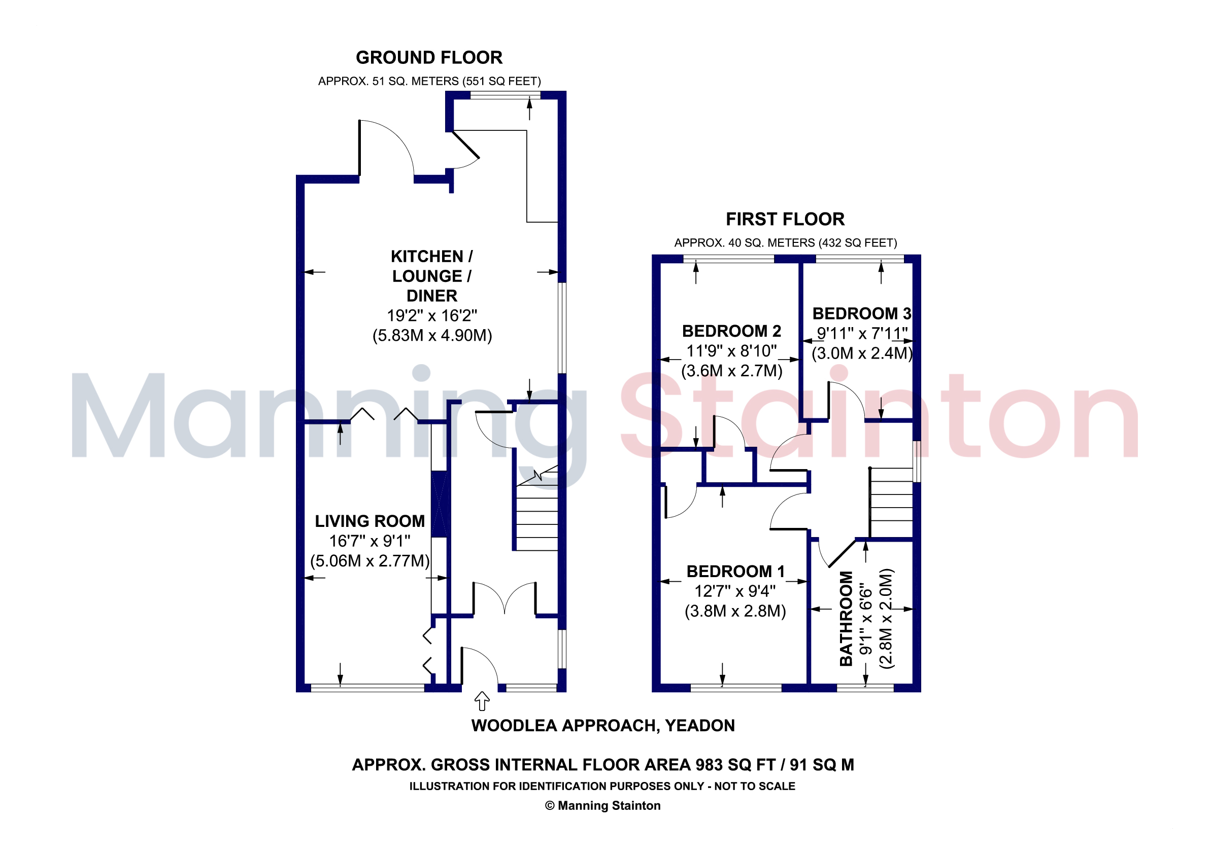 23A, Woodlea Approach, Leeds floorplan