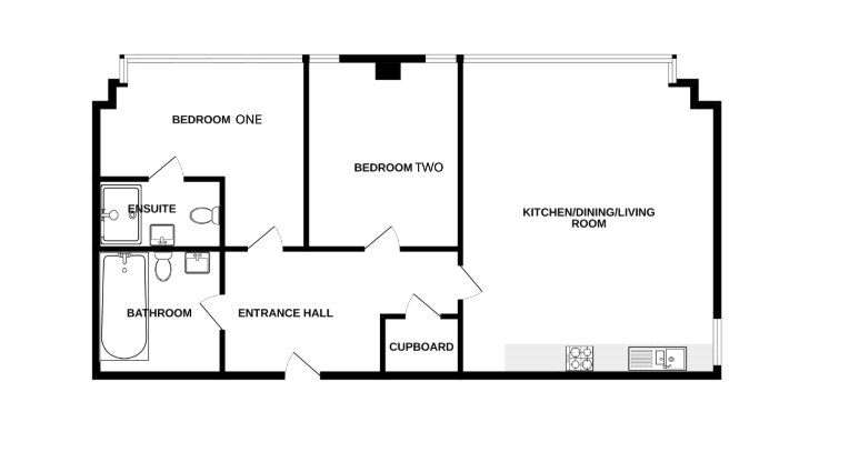 Flat 19, Hayley House,, London Road, Berkshire floorplan