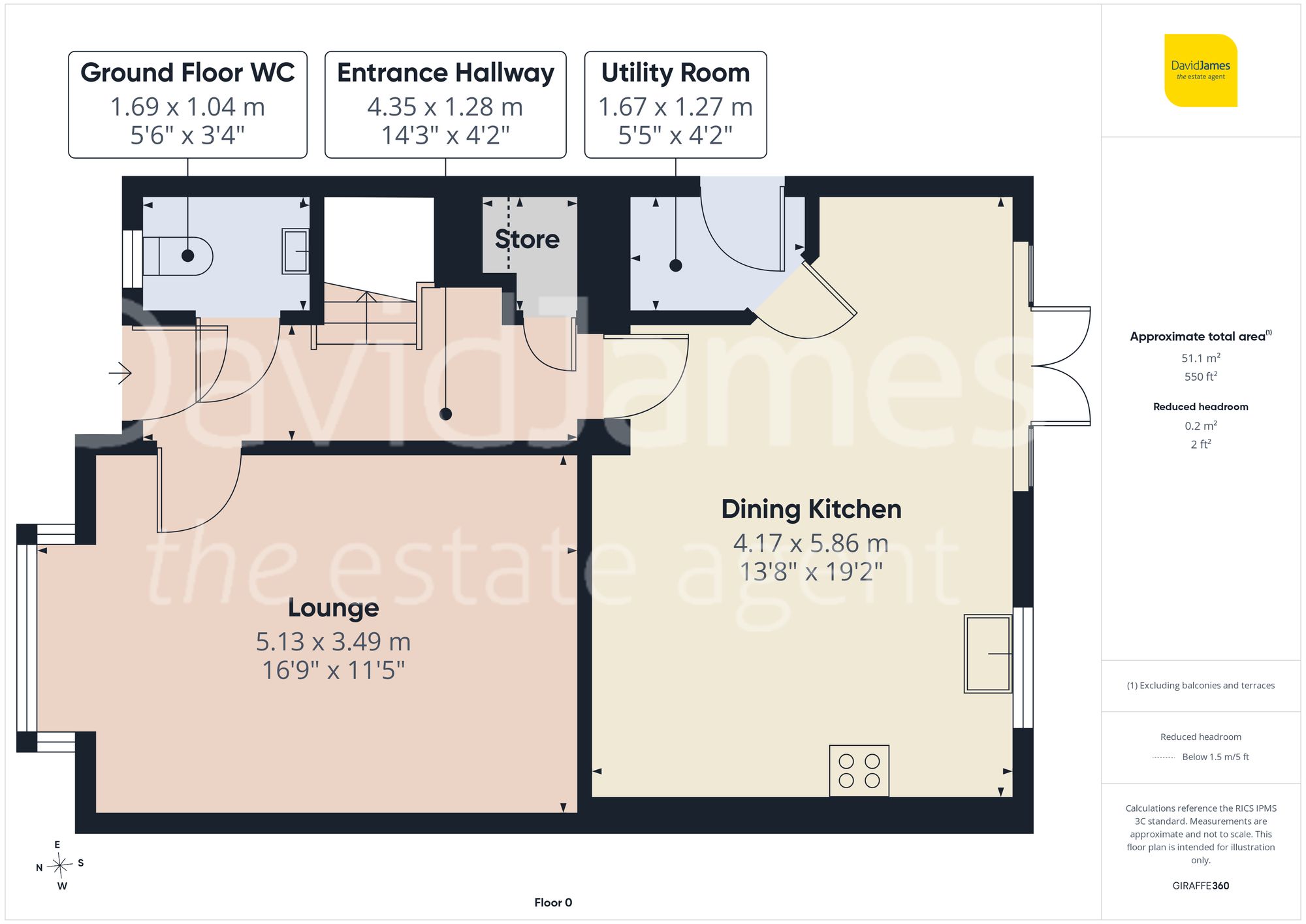 64 Seaton Way, Nottingham floorplan