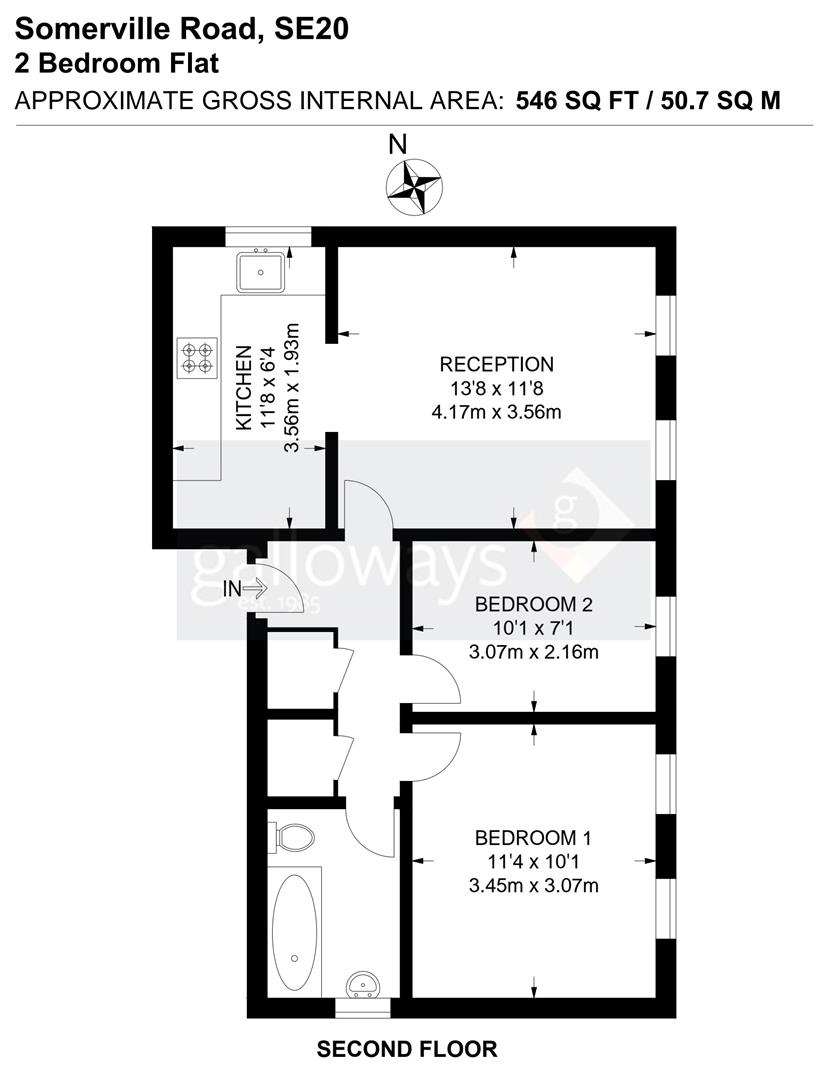 Somerville Road, London floorplan