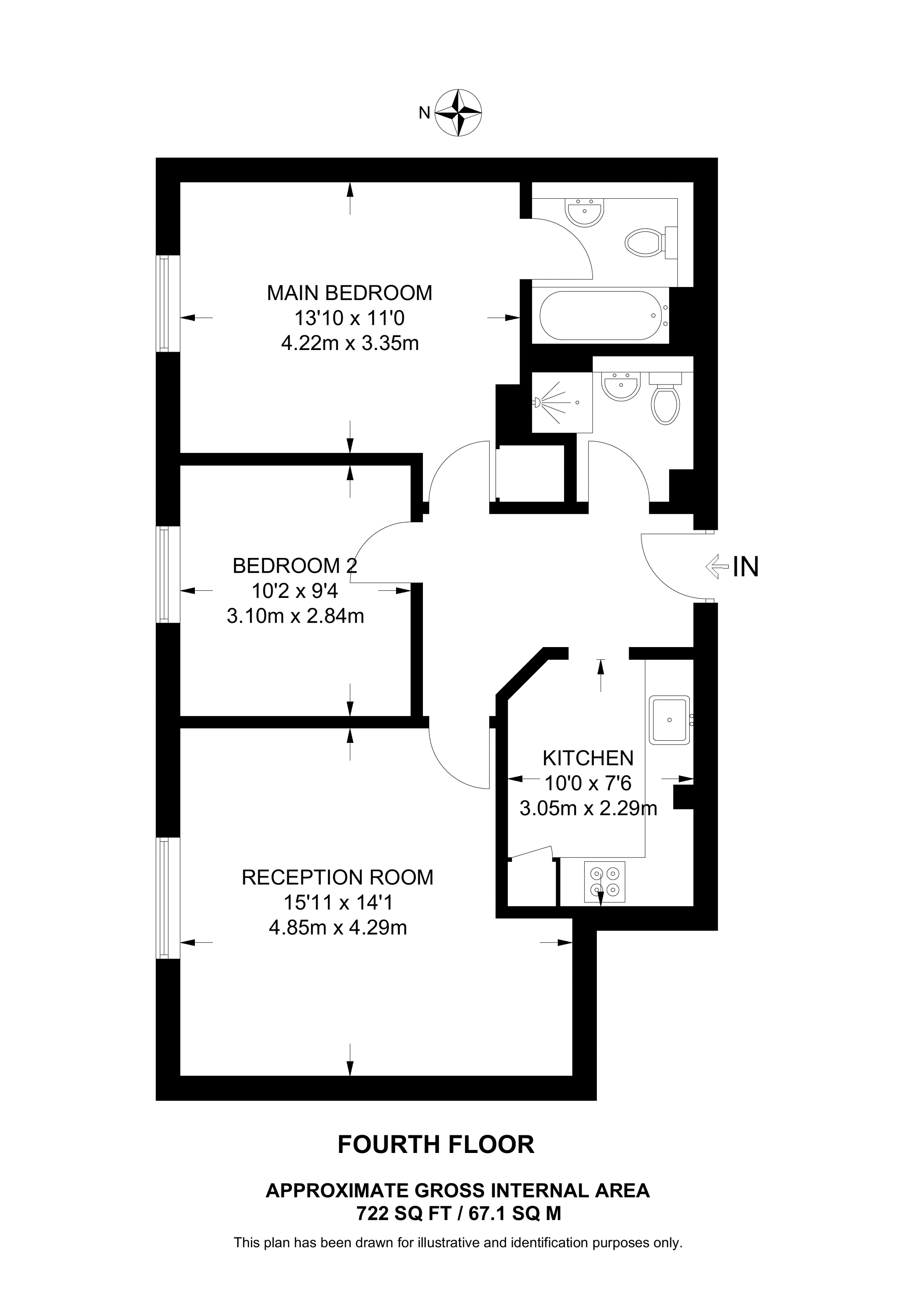 Belvedere Road, South Bank floorplan