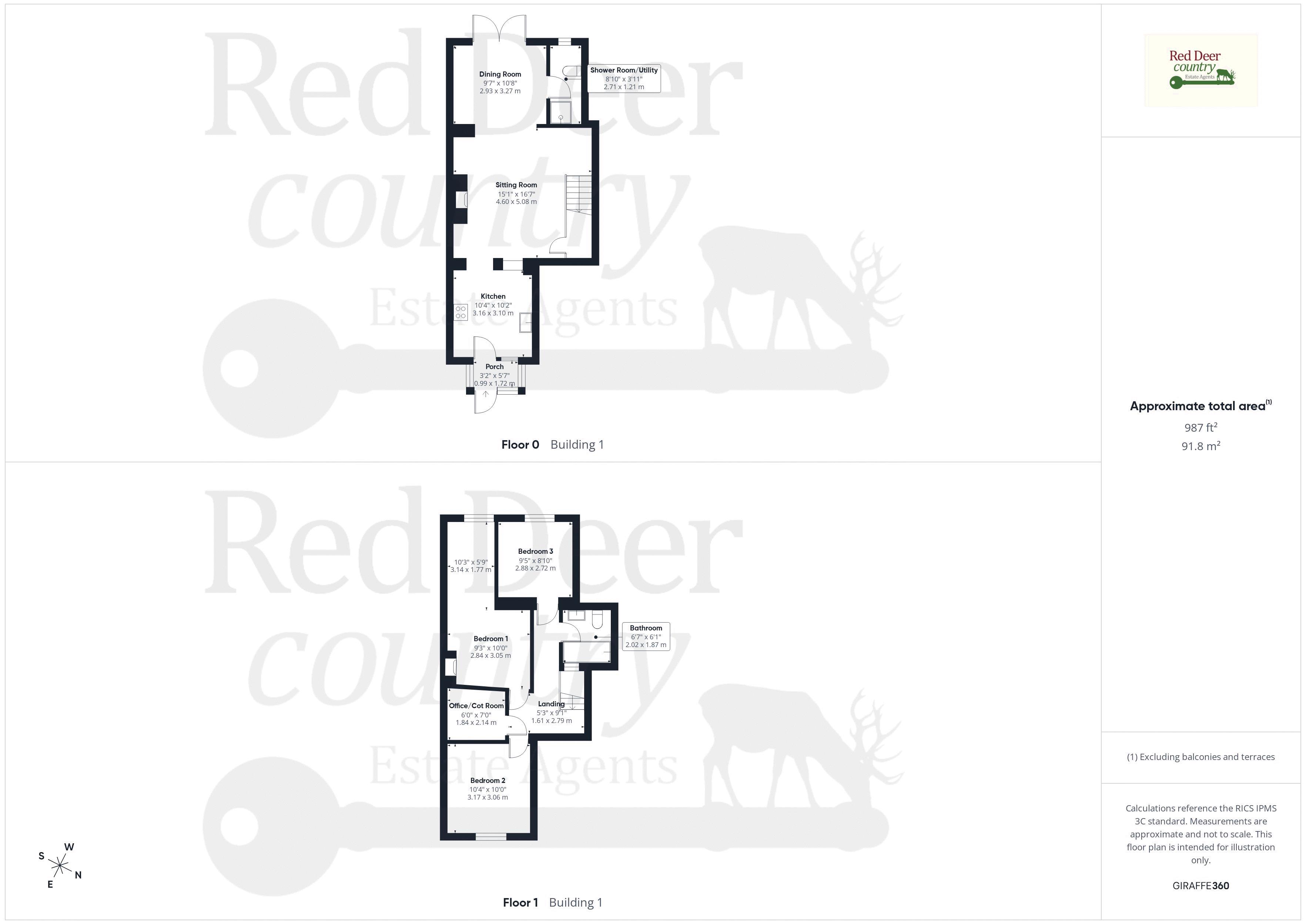 2 Redhill Cottages, Wellington floorplan