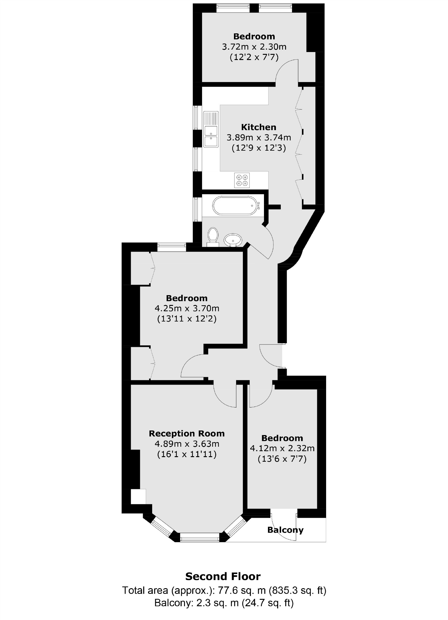 Flat 76, Wymering Mansions, Wymering Road, Maida Vale floorplan