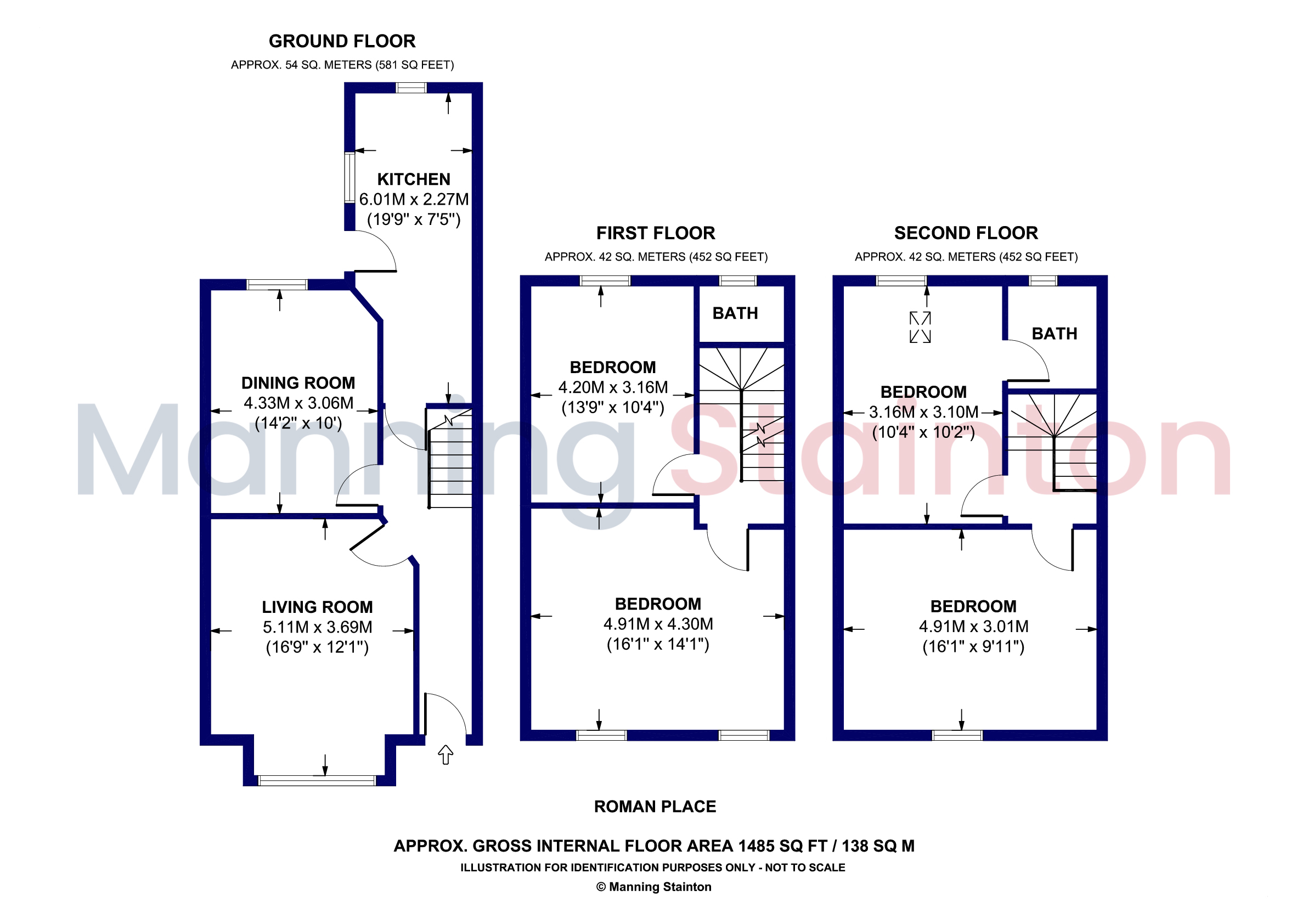 18, Roman Place, West Yorkshire floorplan