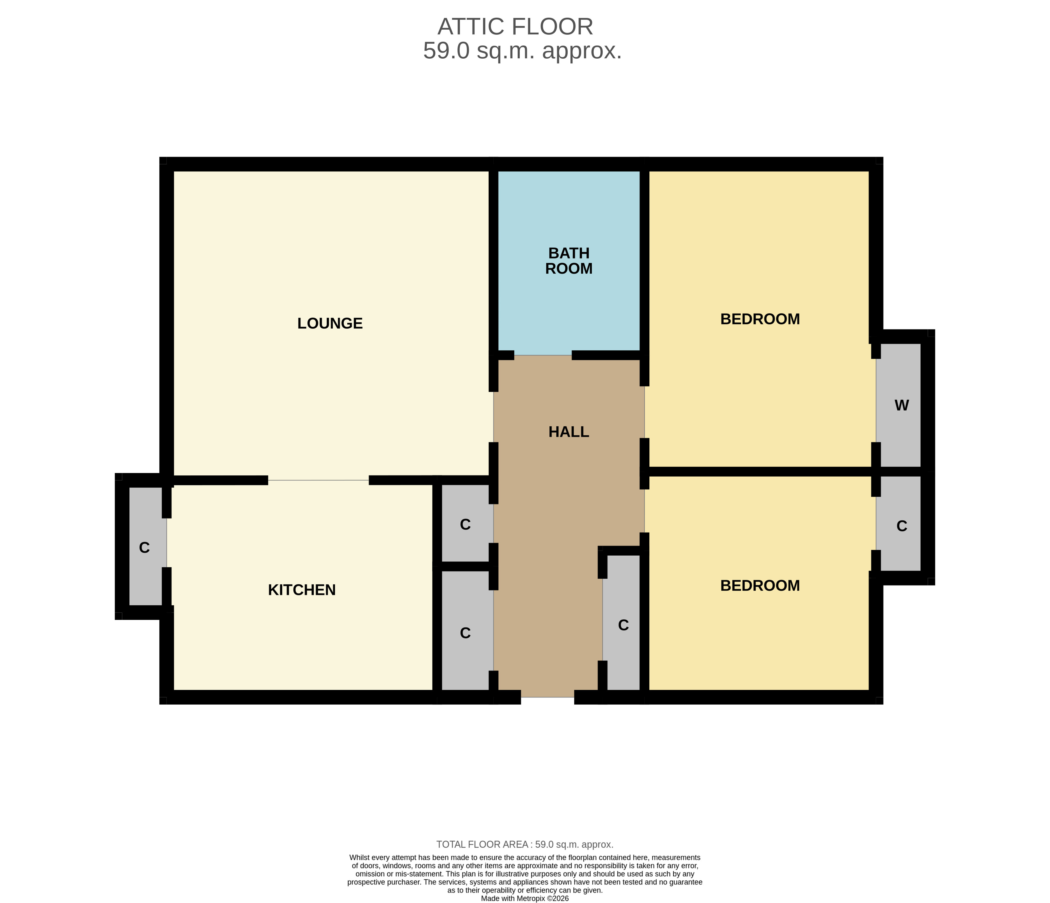Flat G, 118, Albert Street, Dundee floorplan