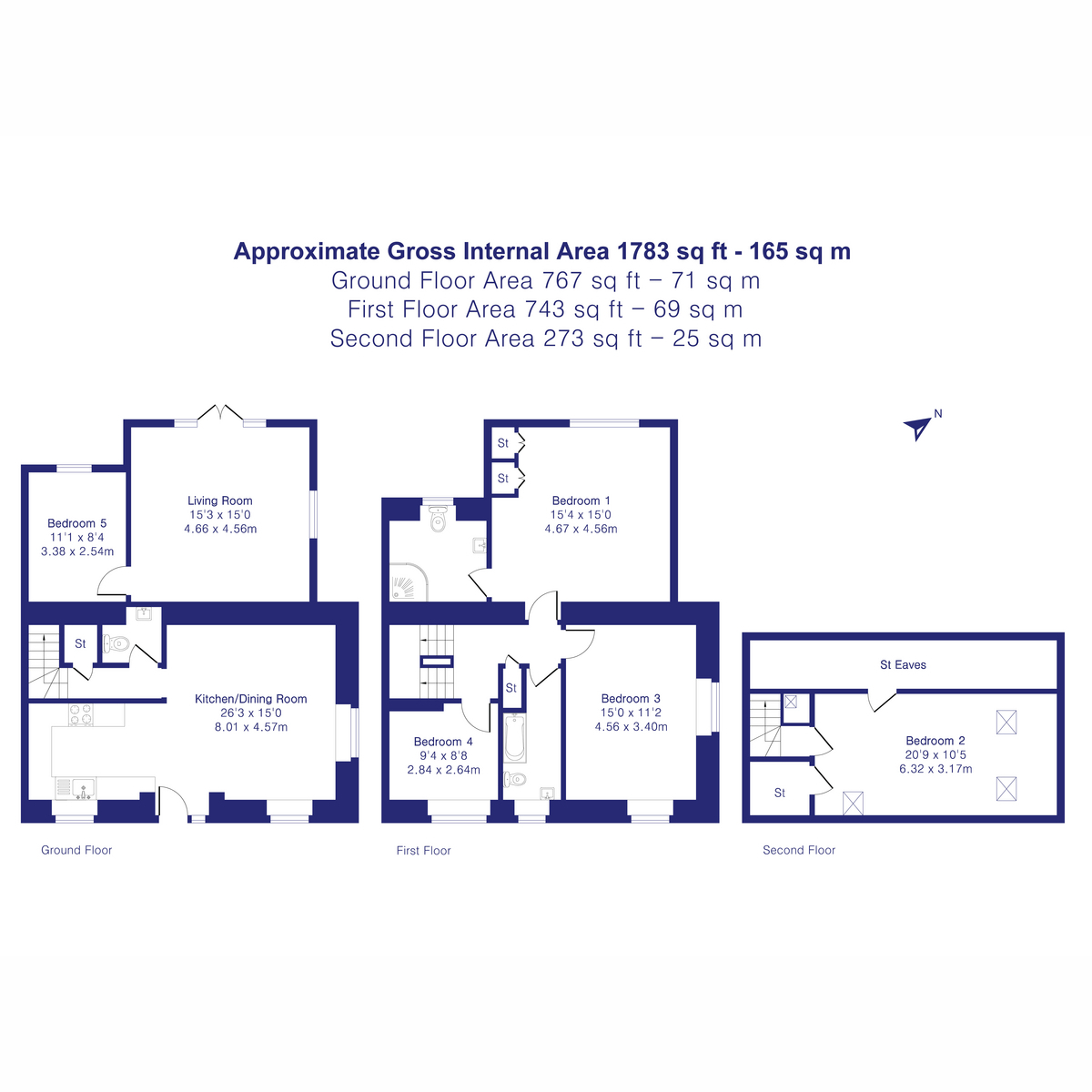 2, Wolsey Court, Woodstock floorplan