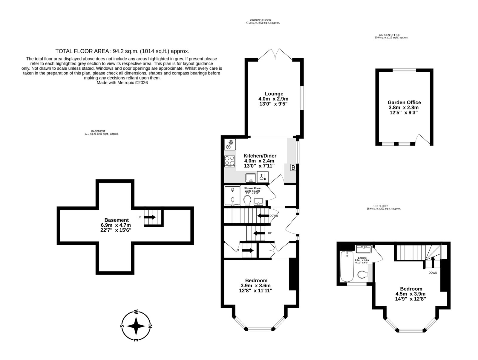 1,Flat 7, Callis Court Road, Broadstairs floorplan