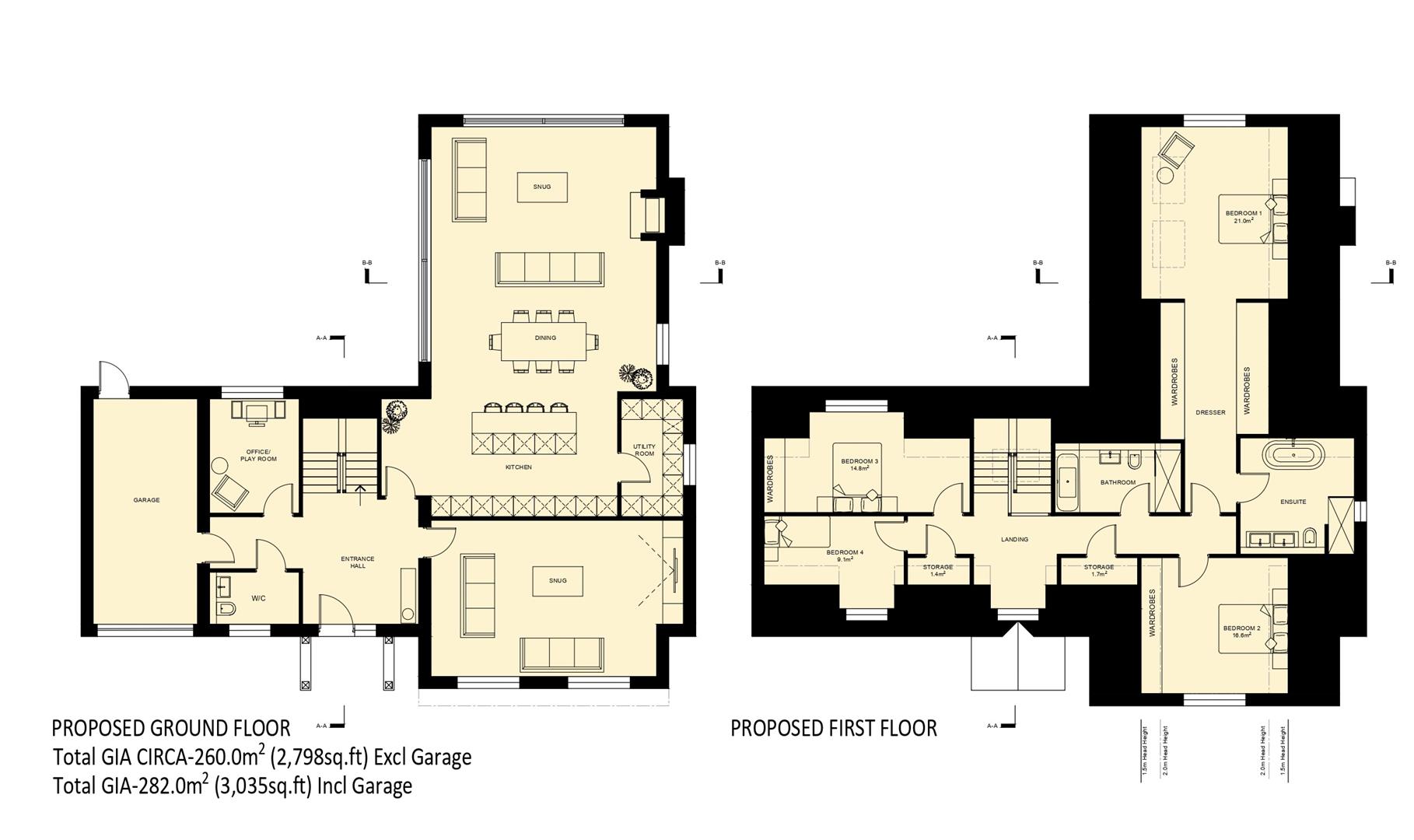Plot 5 House, 36, Leaden Hill, Orwell floorplan