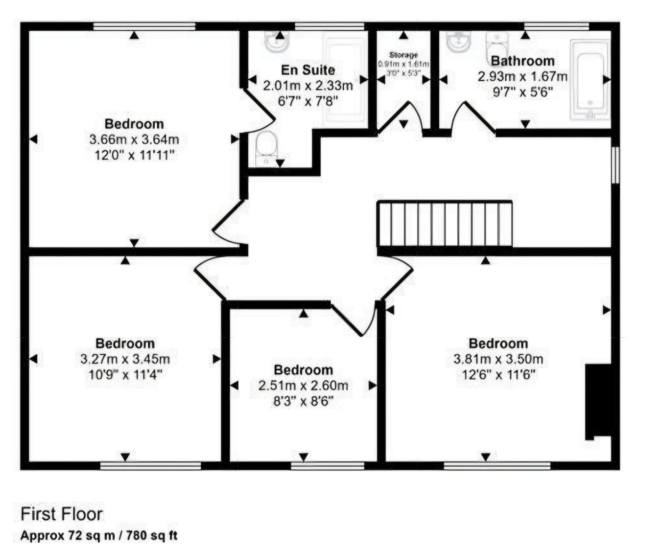 Ty Marrim, Carmarthen floorplan