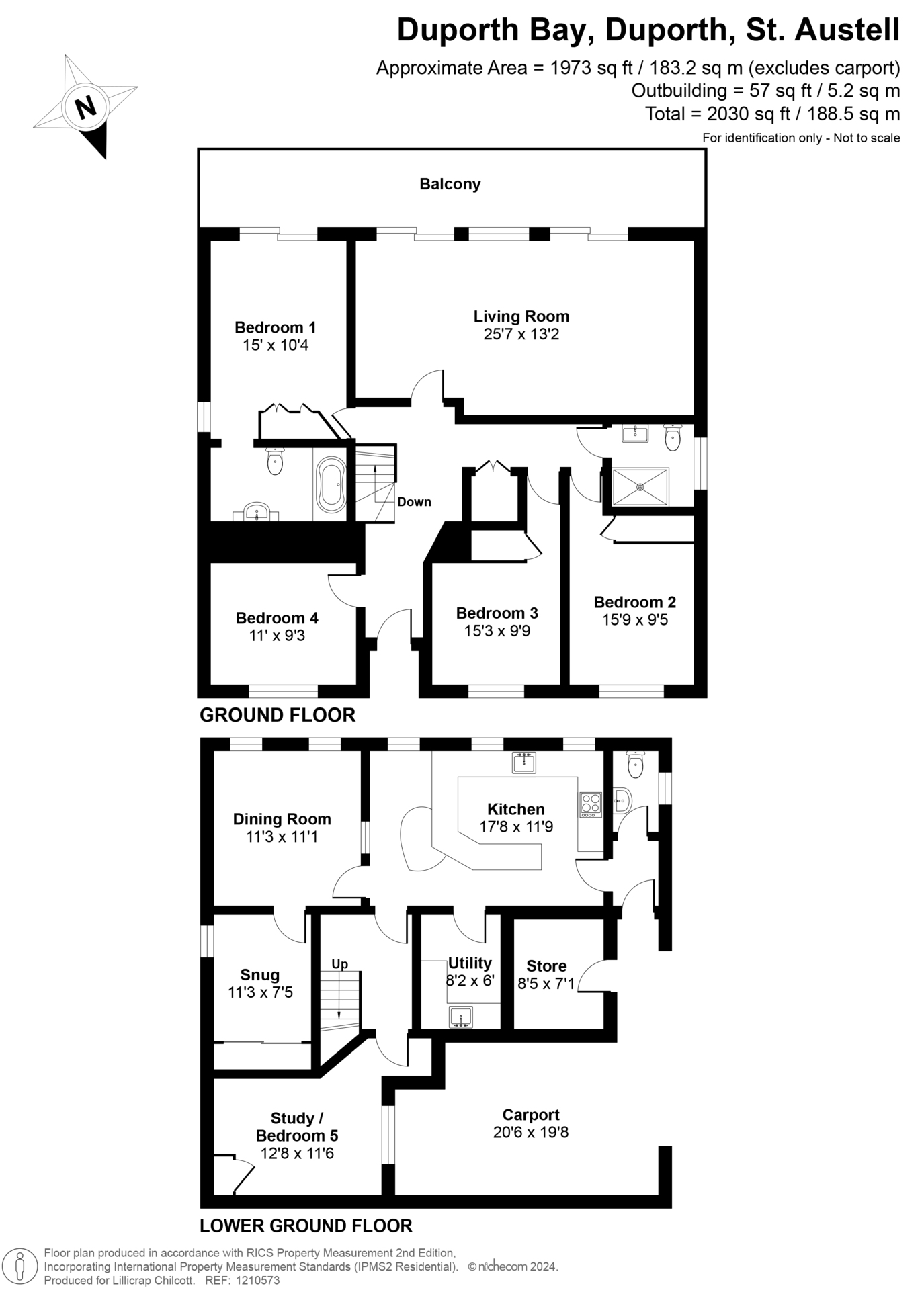 16 Duporth Bay, St. Austell floorplan