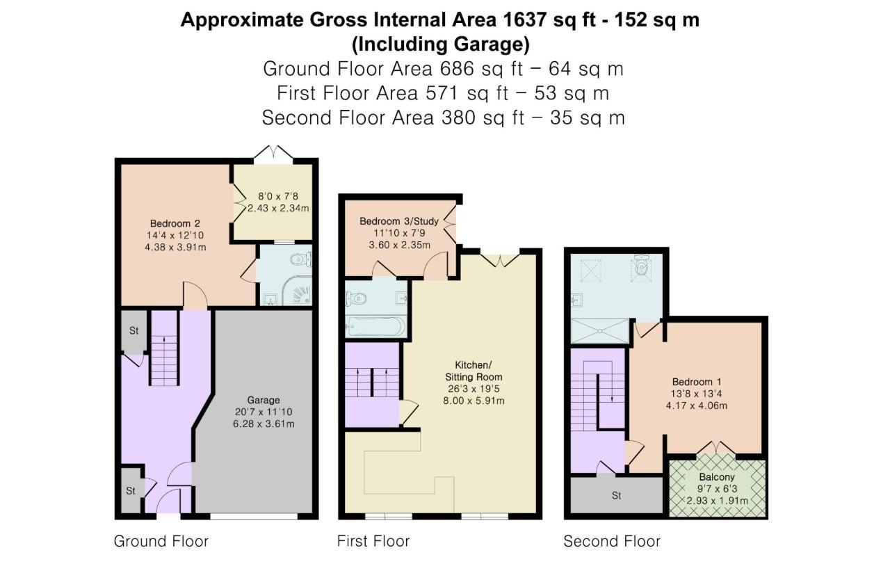 18, Brewery Yard, Watton Road, Ware floorplan