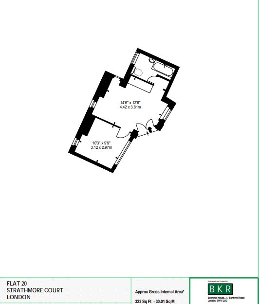 20, Strathmore Court, London floorplan