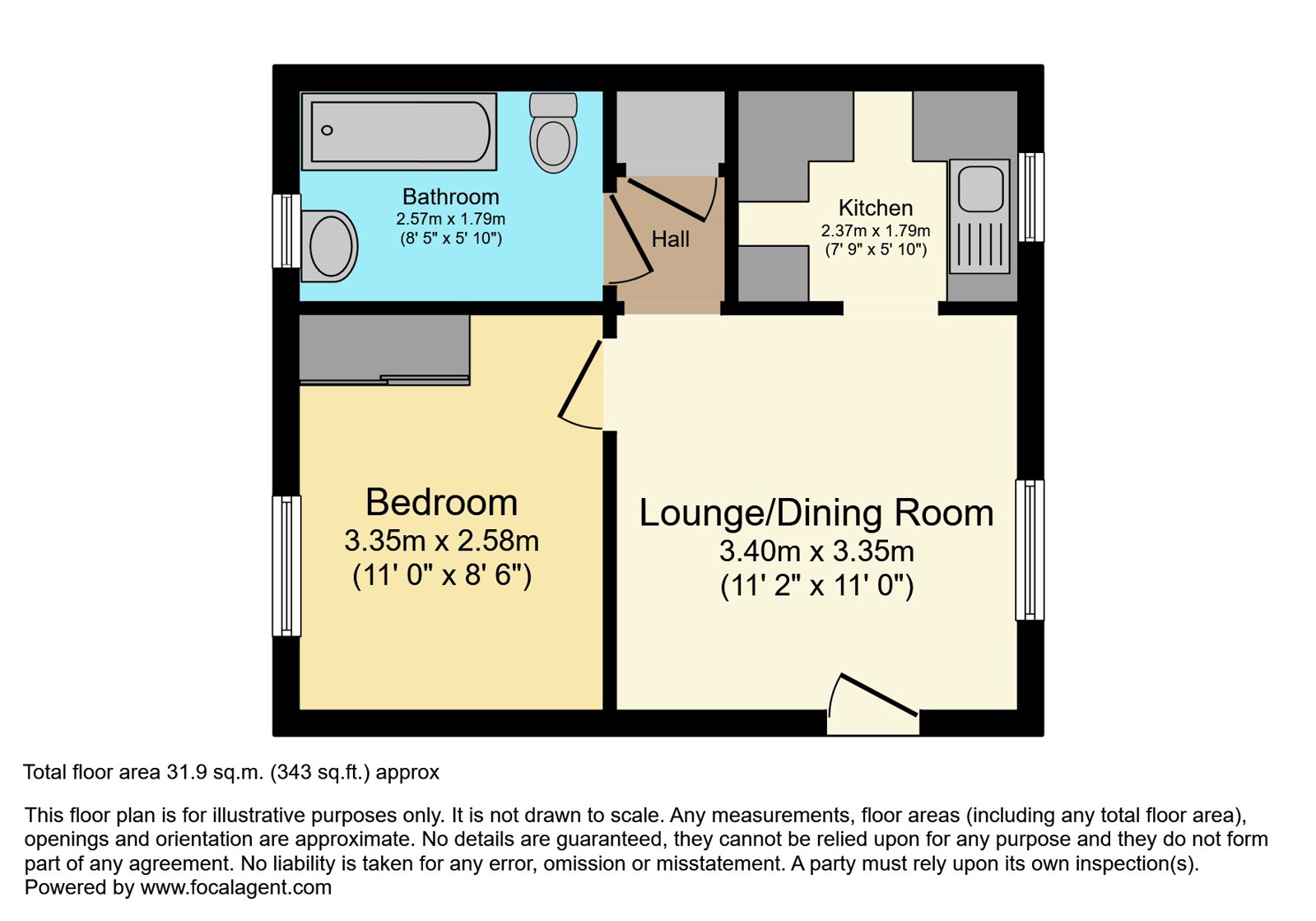 Windsor Court, Kingsbridge floorplan