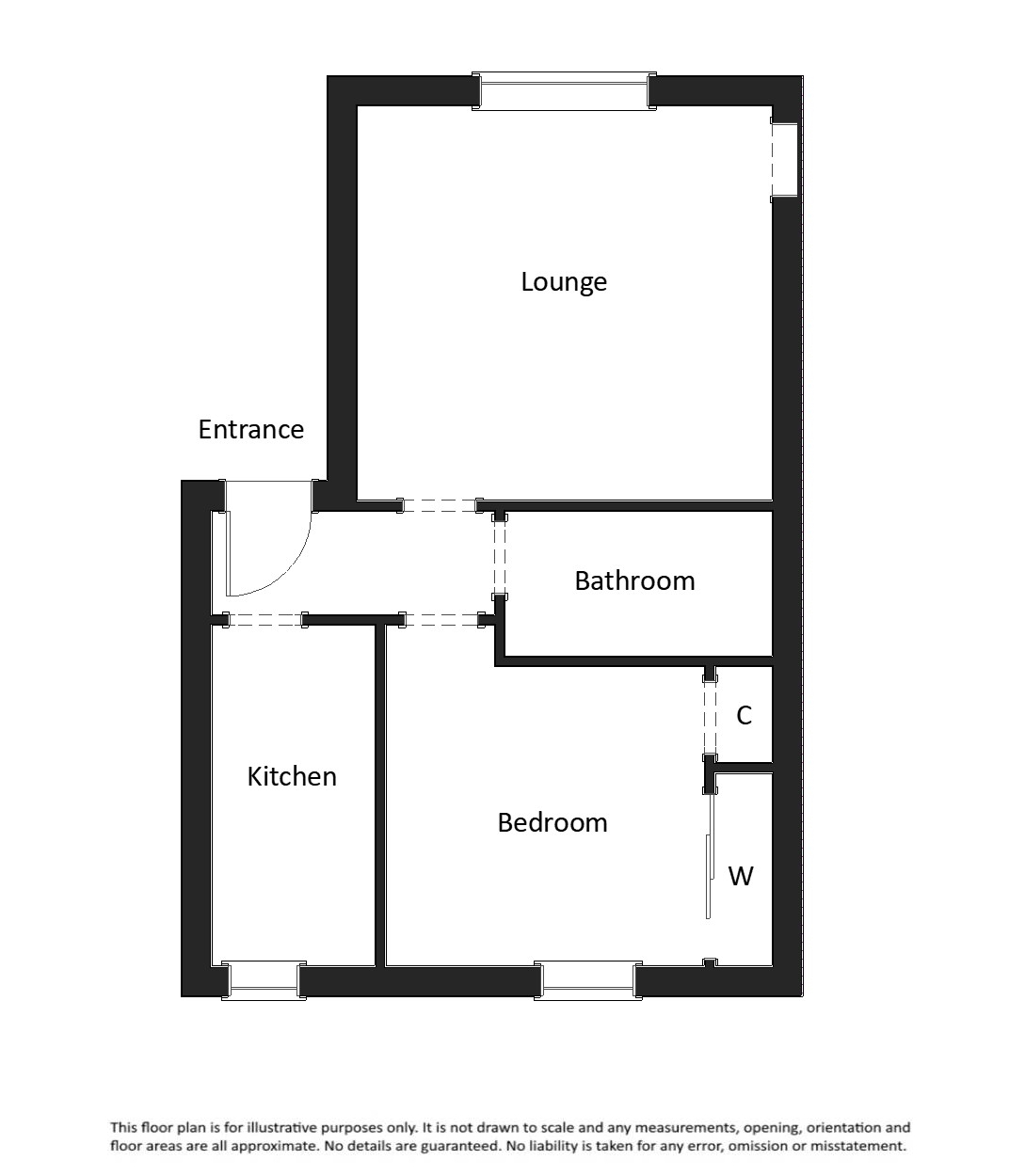 2/1, 31, Provost Road, Angus, Scotland floorplan