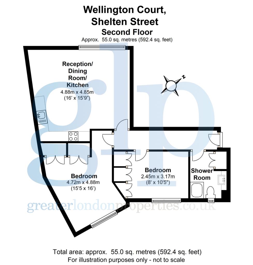 2 Bedrooms Flat to rent in Shelton Street, Covent Garden WC2H