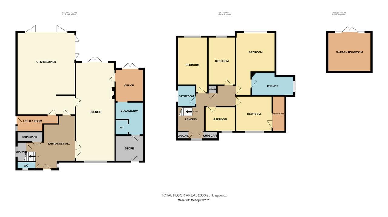 12, Warren Road, Leigh-On-Sea floorplan
