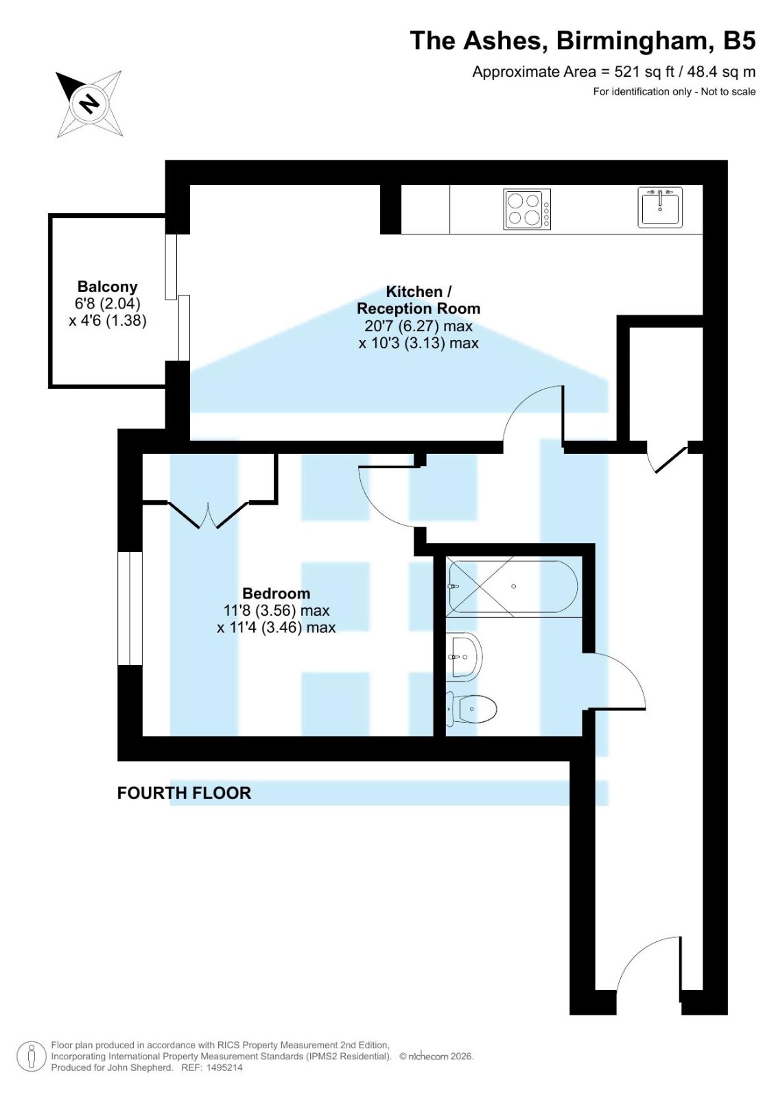 230, Hemisphere, Birmingham floorplan