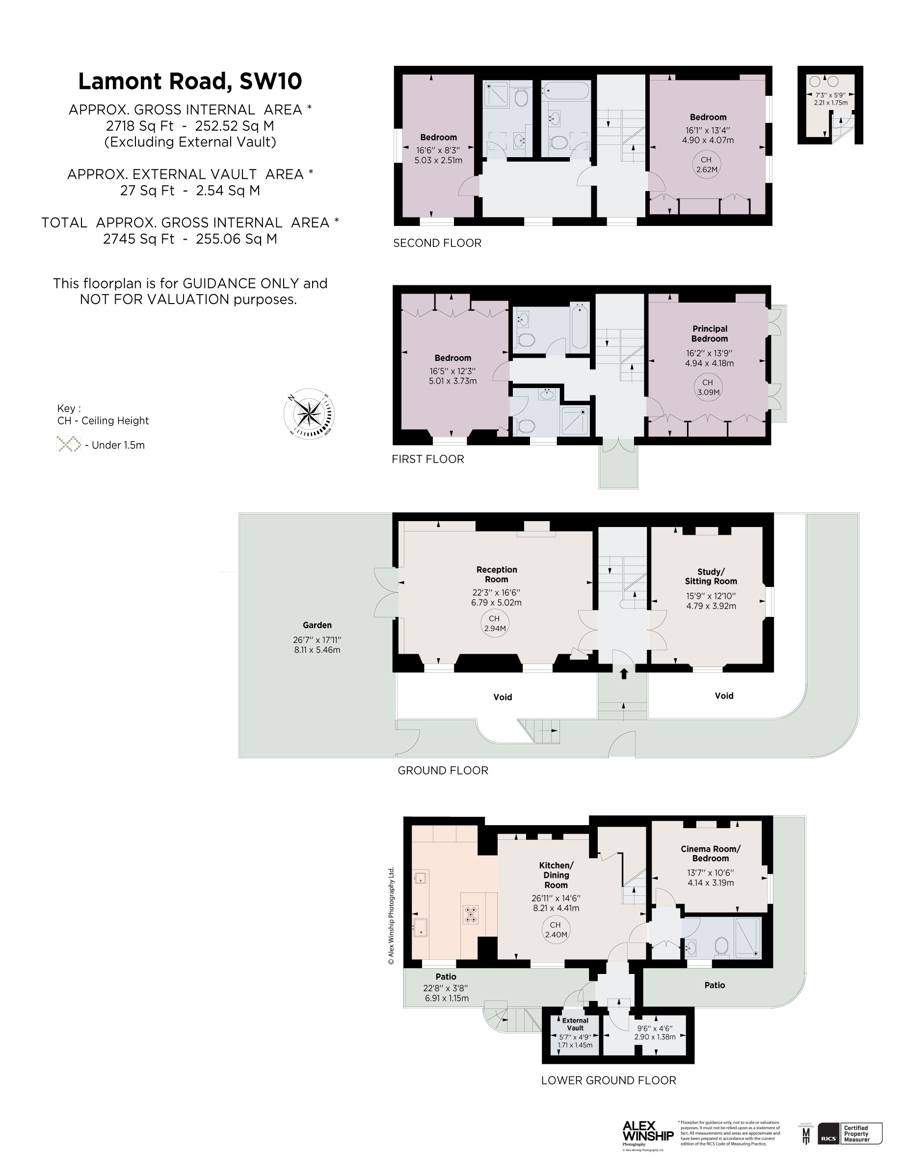 44, Lamont Road, London floorplan