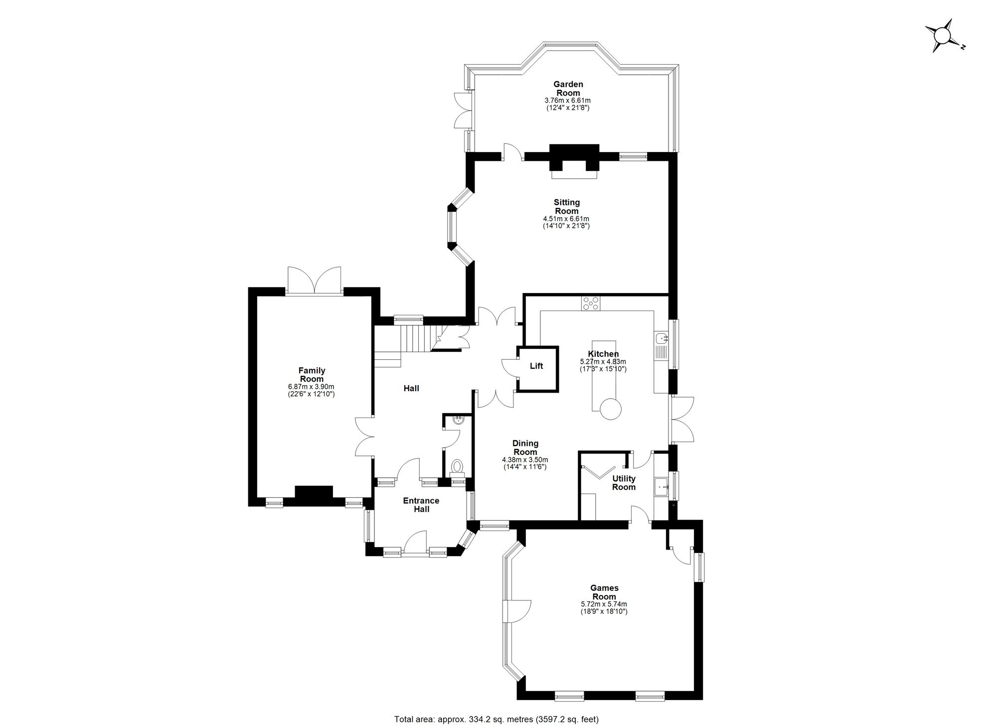 Brook House, Brookside Wood, Washington floorplan
