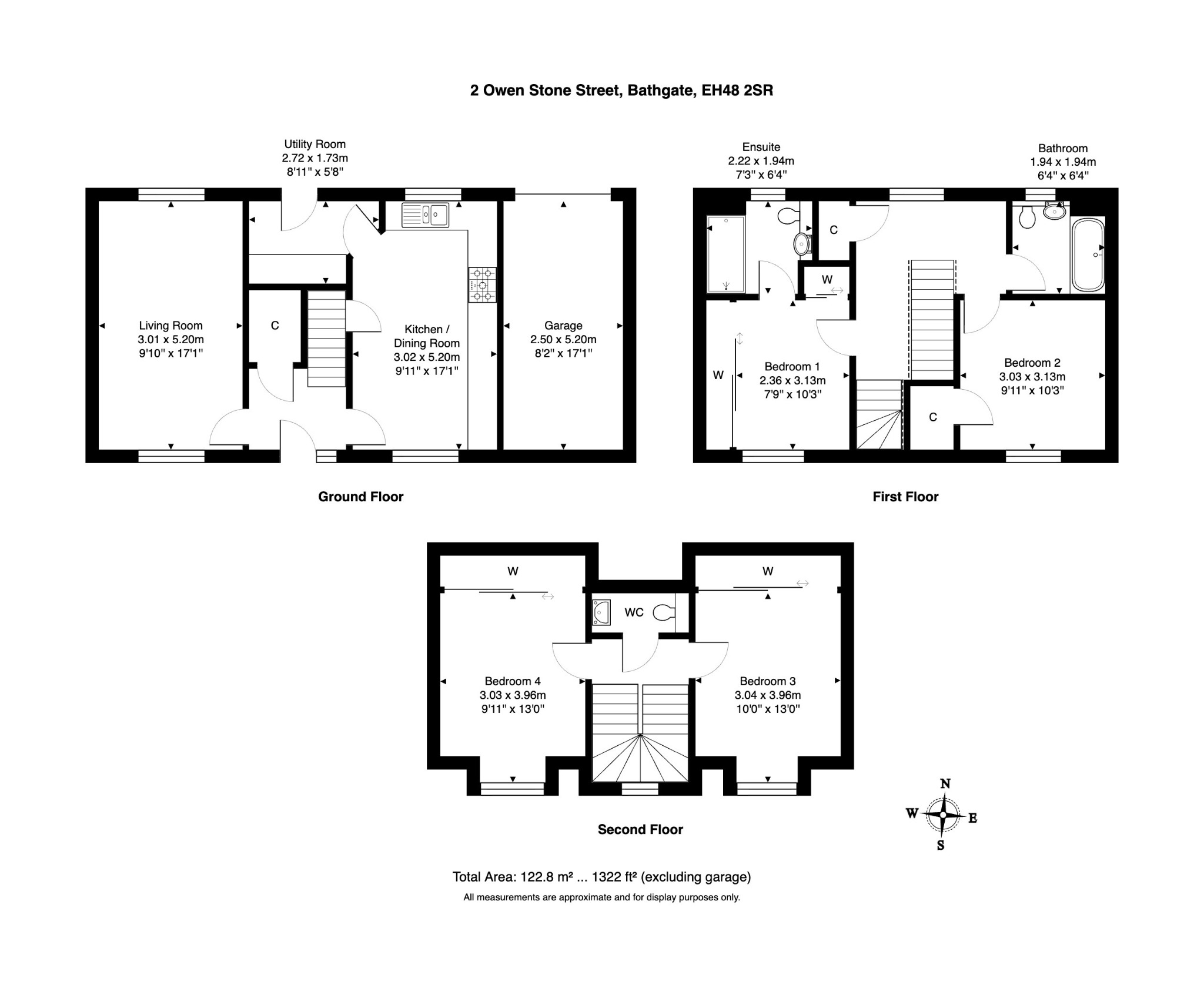 2, Owen Stone Street, Bathgate floorplan