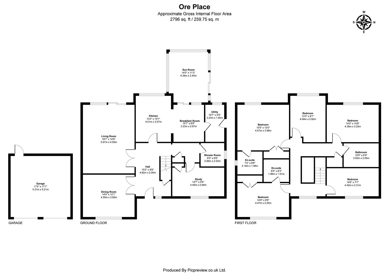 23, Ore Place, Hastings floorplan