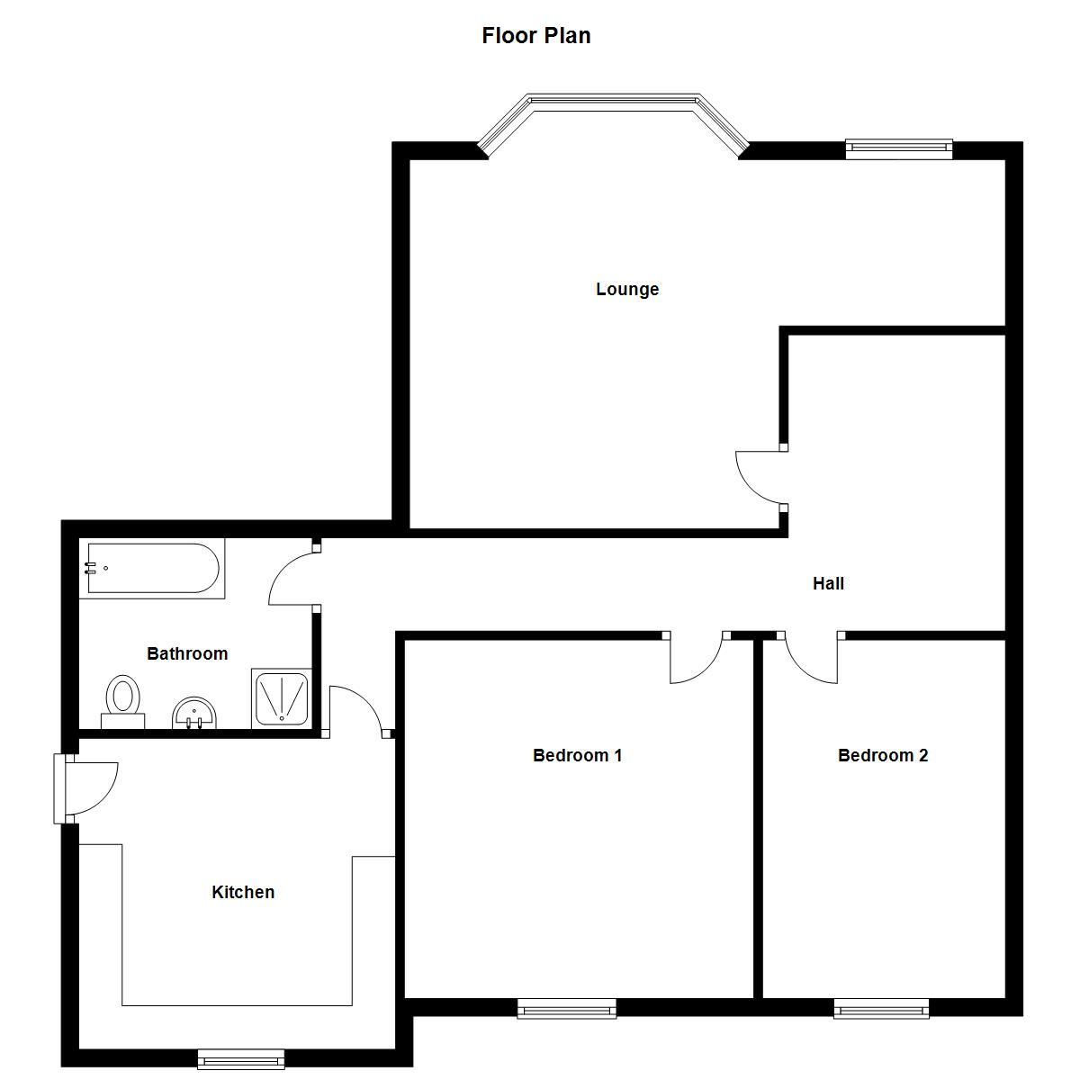 2 Bedrooms Flat for sale in Comrie Road, Crieff PH7